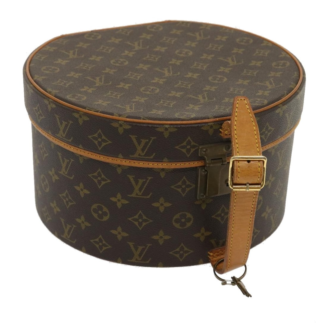 Louis Vuitton M23626 Monogram Canvas Hat Box with 2 Keys (1 of 18)