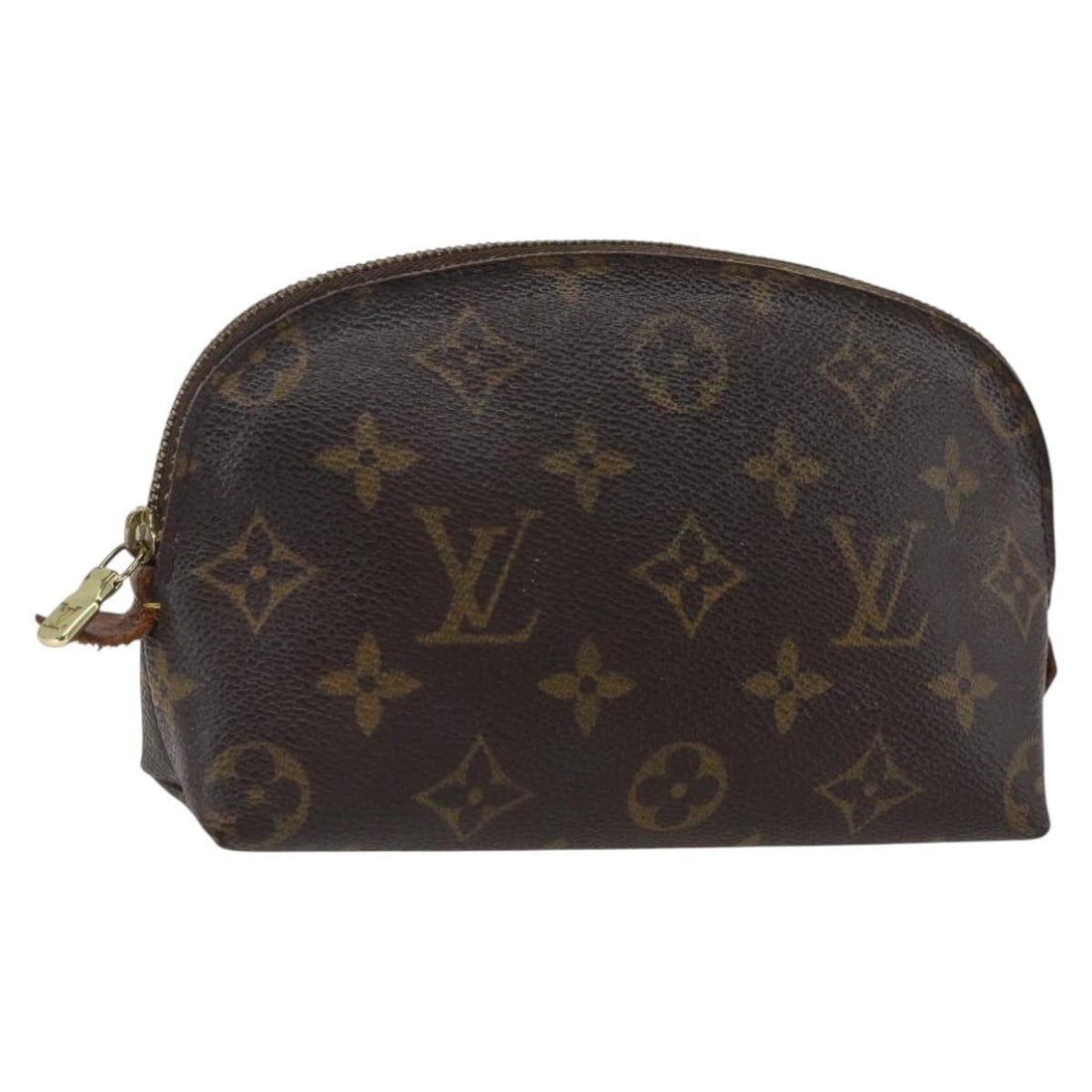 Louis Vuitton Monogram Canvas Pochette Cosmetic PM M47515 Pouch: Louis Vuitton Monogram Canvas Pochette Cosmetic PM M47515 Pouch This Louis Vuitton Monogram Pochette Cosmetic PM is crafted from signature monogram canvas and designed as a compact pouch for cosmetics