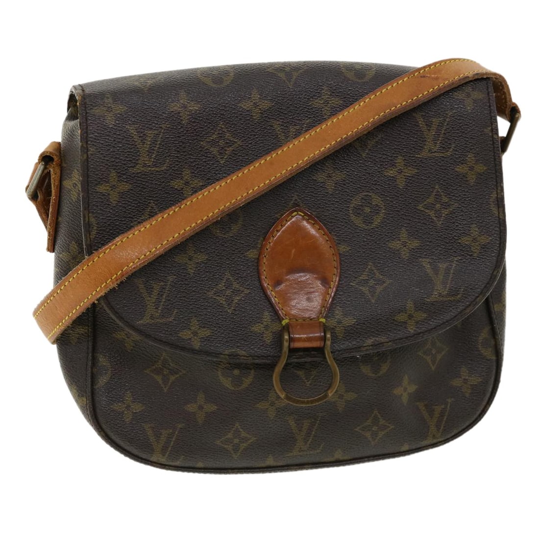 Louis Vuitton Saint Cloud GM Monogram Canvas Shoulder Bag M51242: Louis Vuitton Saint Cloud GM Monogram Canvas Shoulder Bag M51242 Louis Vuitton Saint Cloud GM shoulder bag in Monogram Canvas, made in France. Designed for women, this bag features the Monogram exteri