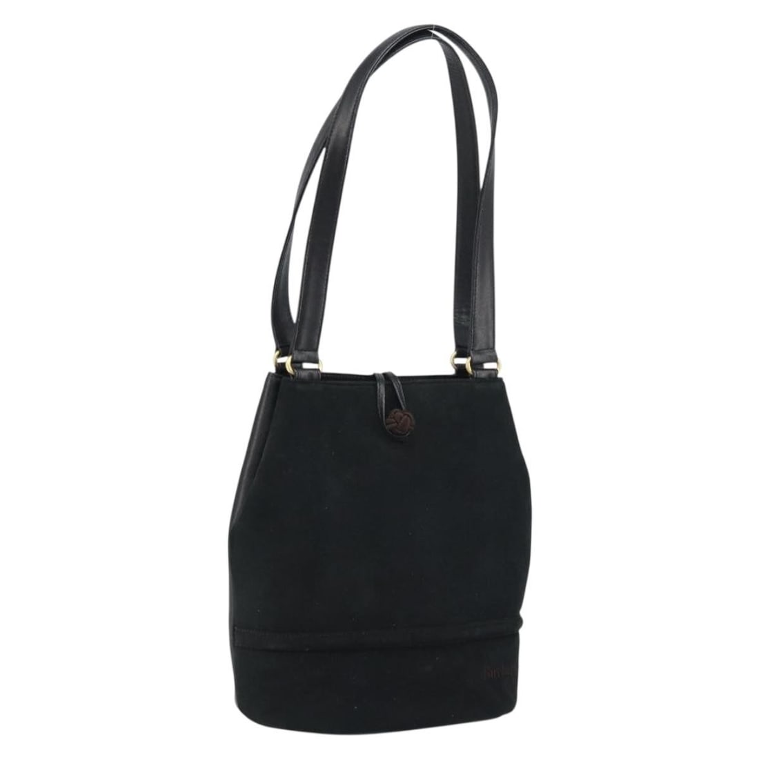 Burberrys Black Gold Suede Tote Bag Authentic EP12453: Burberrys Black Gold Suede Tote Bag Authentic EP12453 This Burberrys tote bag is crafted from luxurious suede in a striking black and gold color combination, embodying both elegance and functionality.