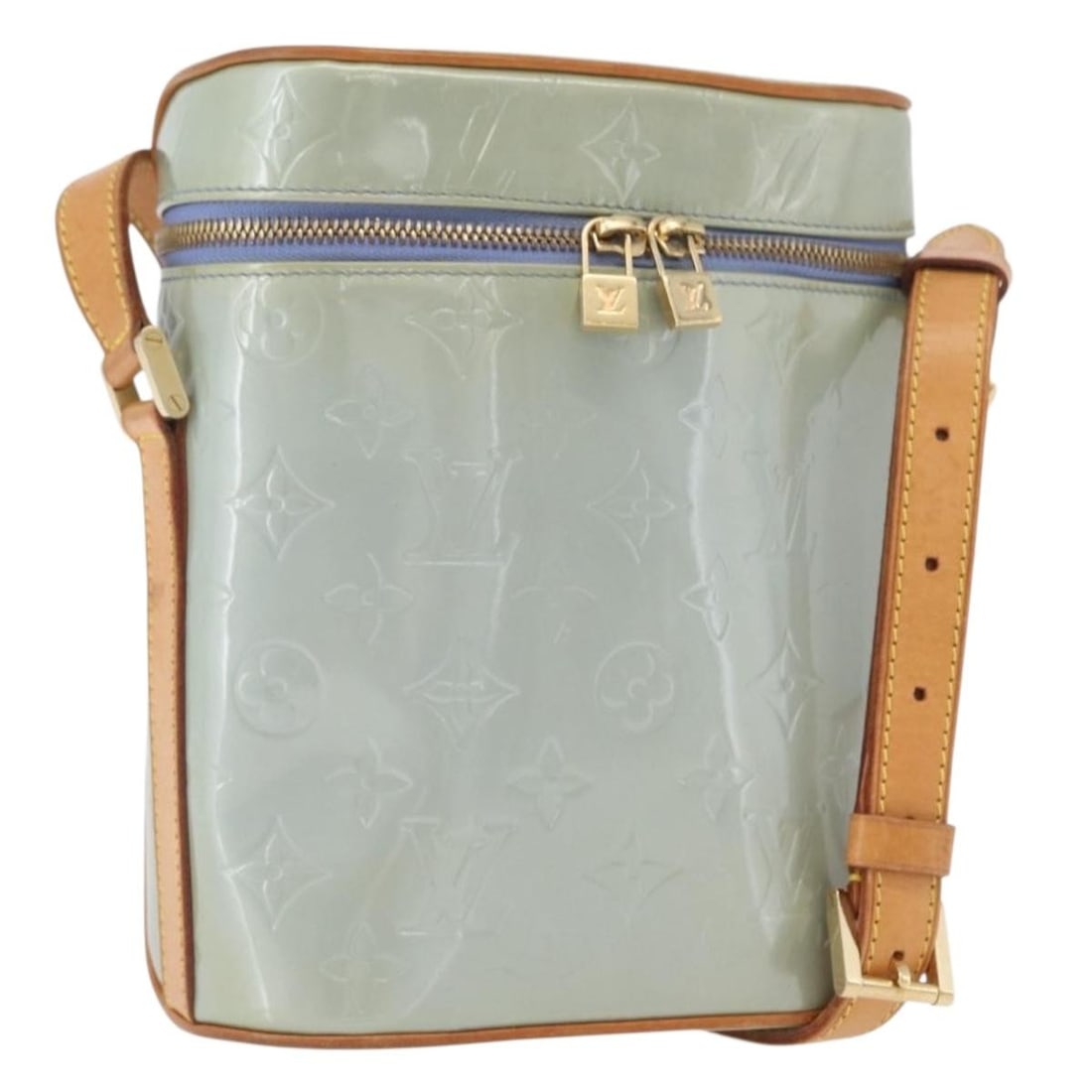Louis Vuitton M91258 Sullivan Vertical Shoulder Bag Monogram Vernis Lavande (1 of 18)