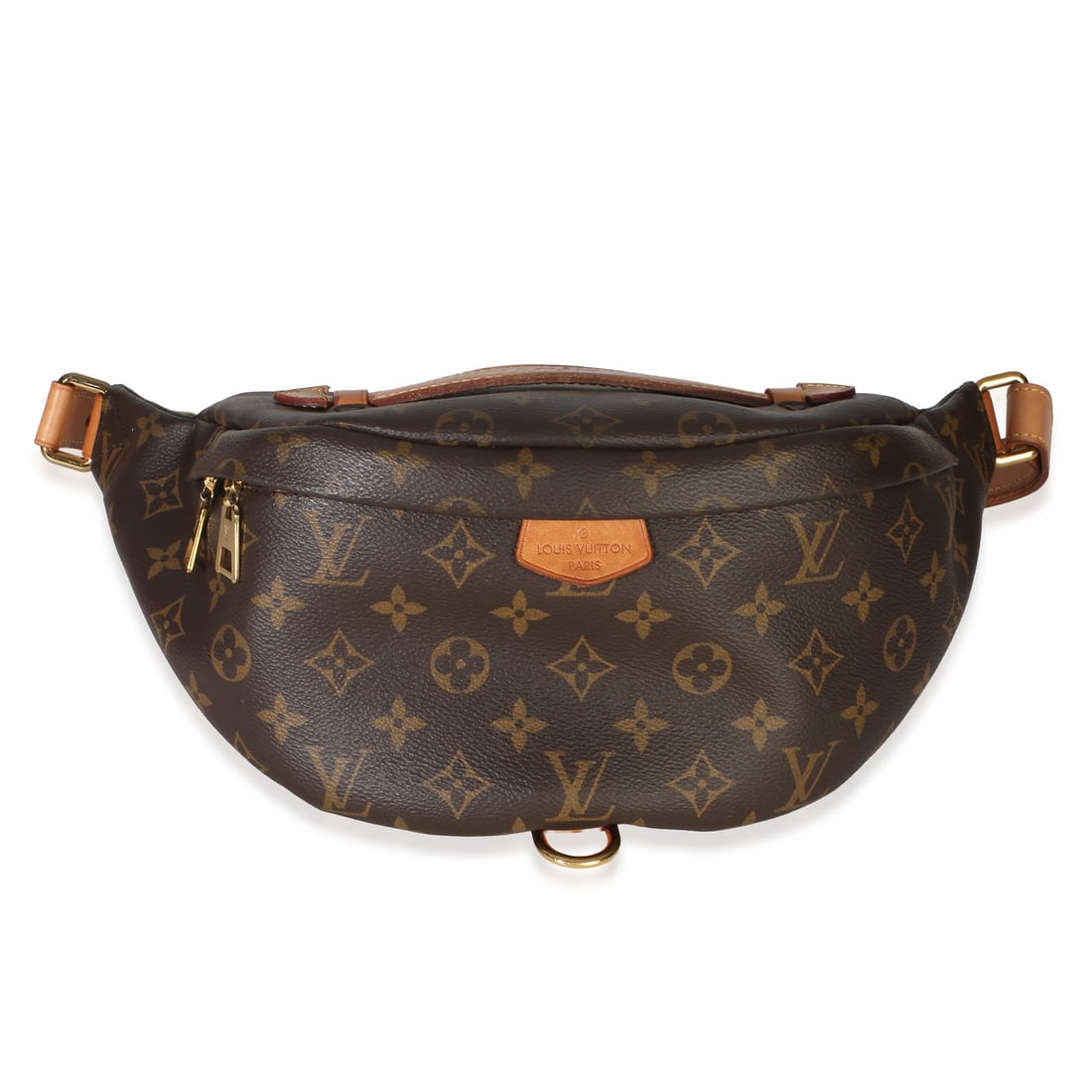 Louis Vuitton Monogram Canvas Bum Bag Brown Zip Around: Louis Vuitton Monogram Canvas Bum Bag Brown Zip Around Pre-owned Louis Vuitton Monogram Canvas Bumbag in brown canvas with a zip-around closure and gold-tone hardware. This unisex bum bag features a f