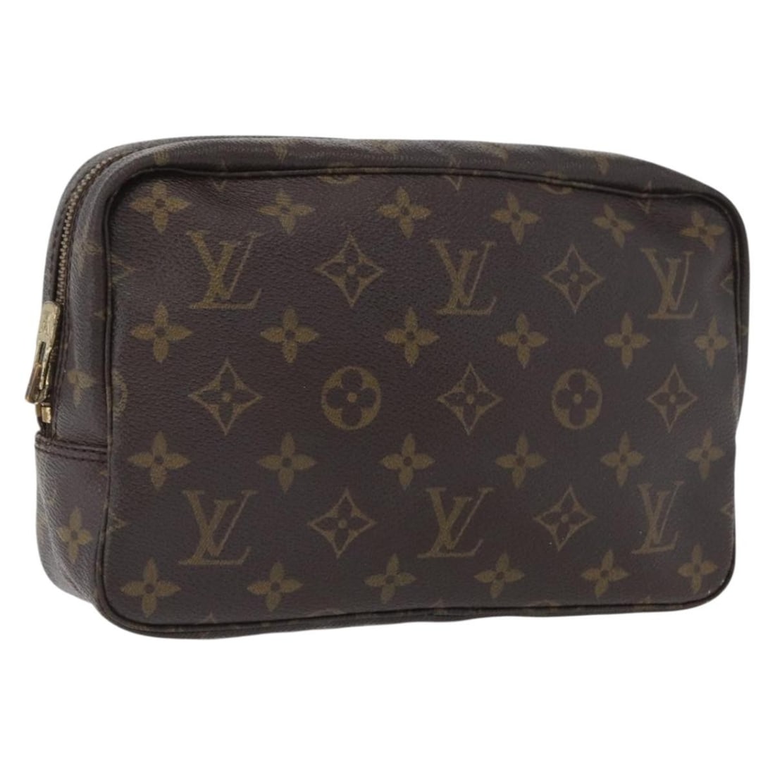 Louis Vuitton M47524 Trousse Toilette 23 Monogram Canvas Clutch: Louis Vuitton M47524 Trousse Toilette 23 Monogram Canvas Clutch Louis Vuitton Monogram Trousse Toilette 23 clutch bag in Monogram Canvas, made in France. This women's clutch is identified by product n