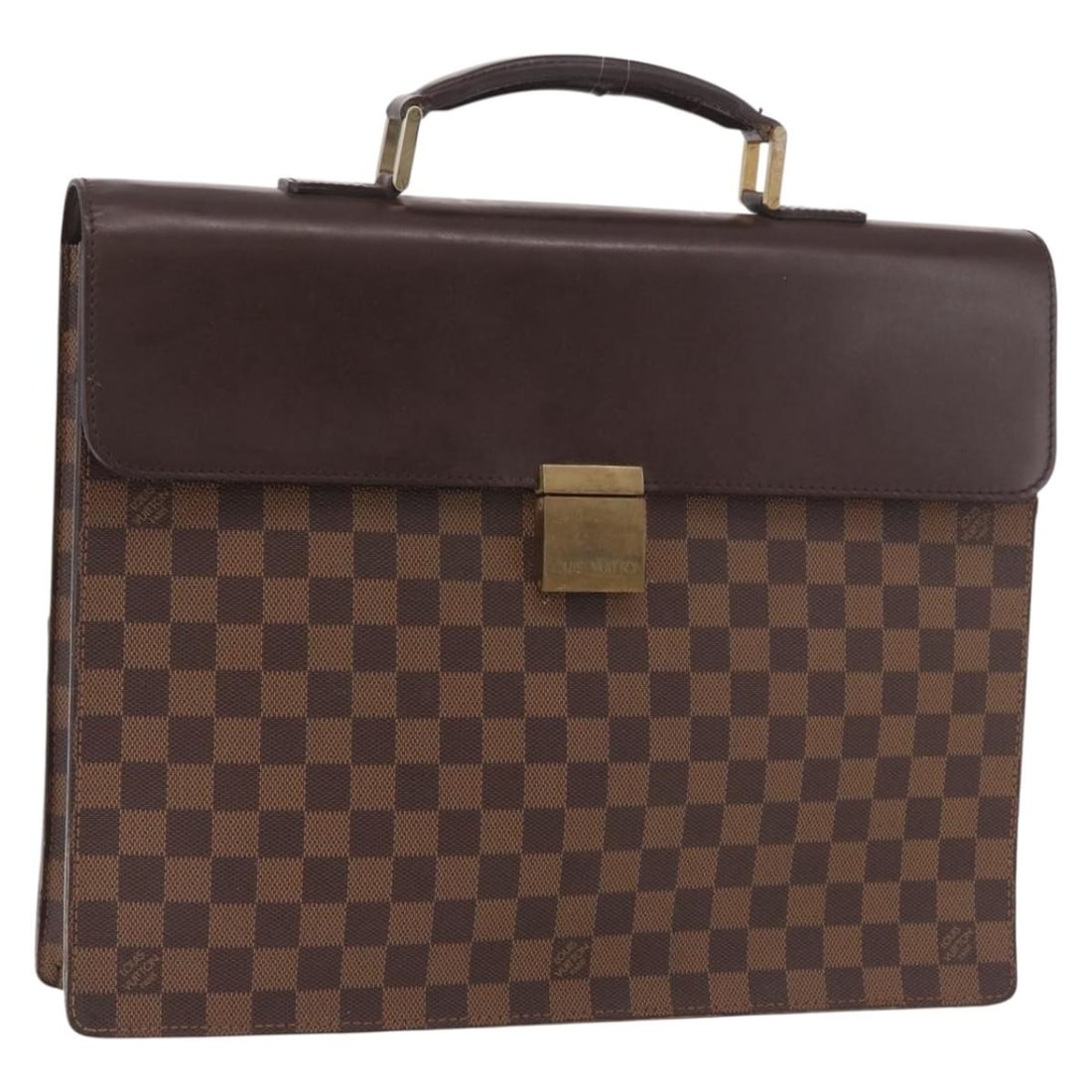 Louis Vuitton N53315 Altona PM Damier Ebene Canvas Briefcase: Louis Vuitton N53315 Altona PM Damier Ebene Canvas Briefcase Louis Vuitton Damier Ebene Altona PM briefcase in Damier Ebene canvas, made in France. It comes with a dust bag and is identified by produc