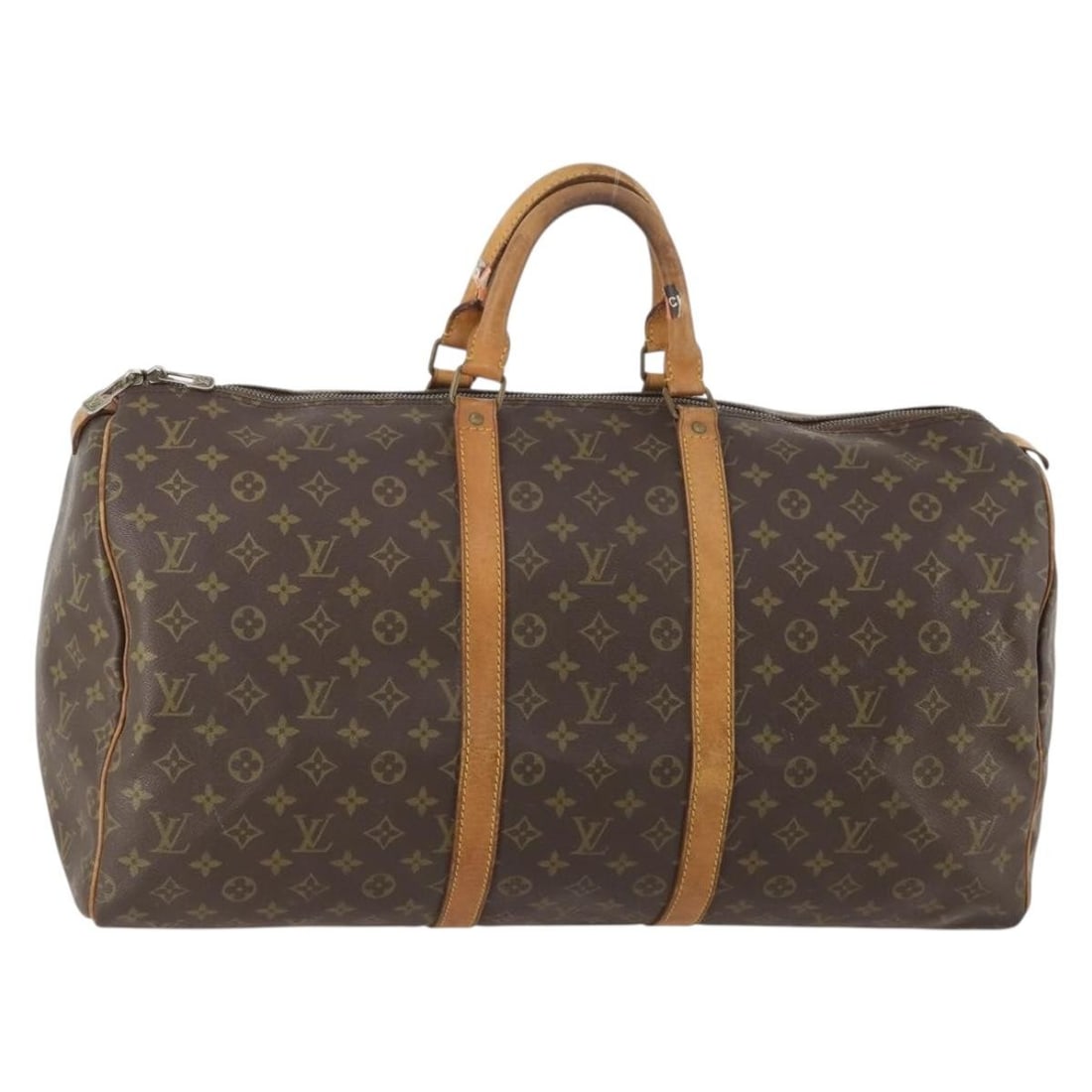 Louis Vuitton M41426 Keepall 50 Monogram Canvas Boston Bag: Louis Vuitton M41426 Keepall 50 Monogram Canvas Boston Bag Louis Vuitton Keepall 50 Boston Bag in Monogram Canvas, made in France. This women's bag is identified by product no. M41426 and features the