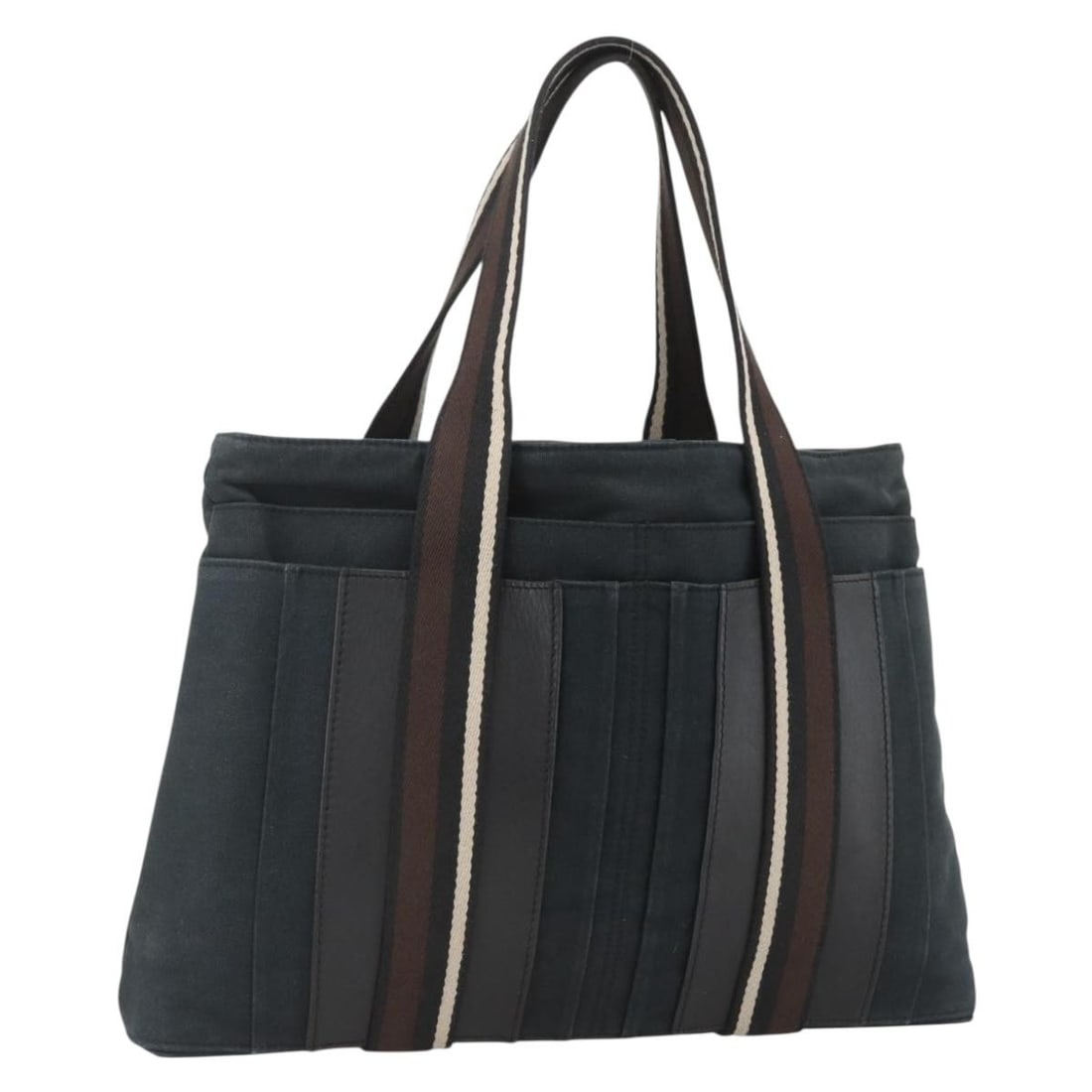 Hermes Toroca Horizontal MM Black Canvas Women's Tote Bag France: Hermes Toroca Horizontal MM Black Canvas Women's Tote Bag France This is an HERMES Toroca Horizontal MM tote bag crafted from black canvas. Designed for women, the bag features dual top handles and of