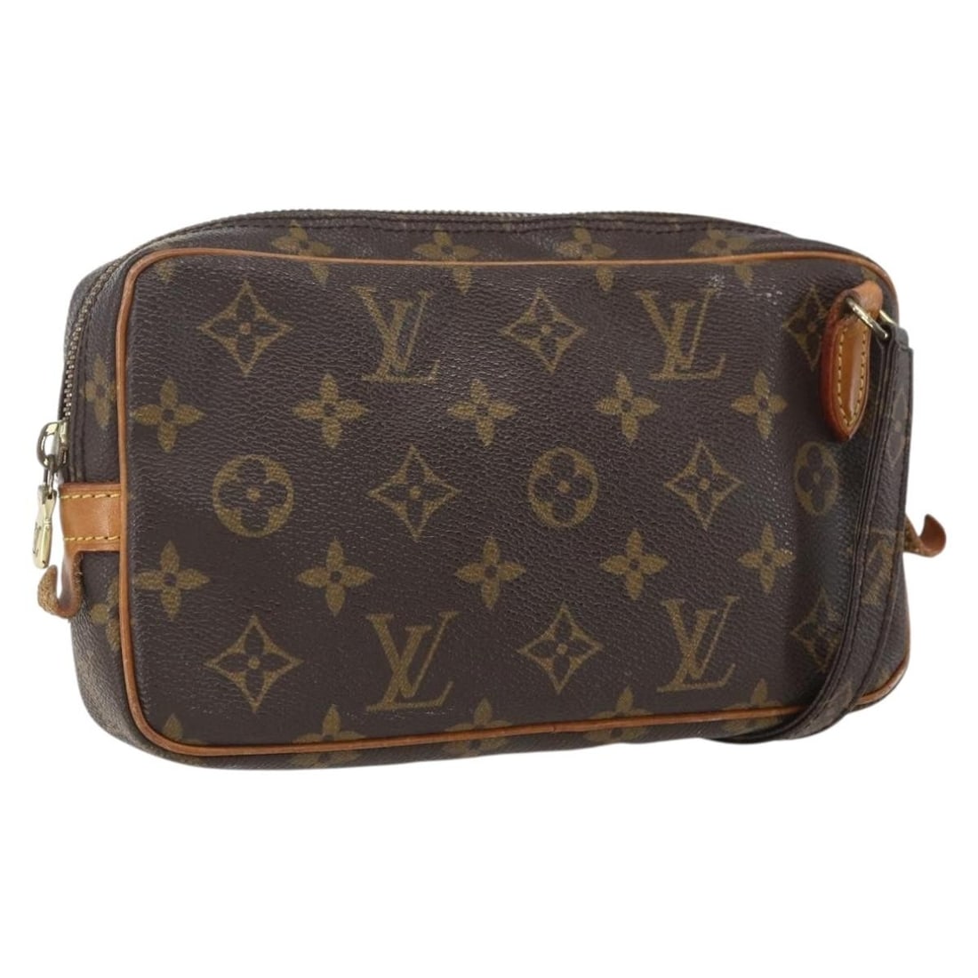 Louis Vuitton Marly Bandouliere Monogram Canvas Shoulder Bag M51828 France: Louis Vuitton Marly Bandouliere Monogram Canvas Shoulder Bag M51828 France This is a Louis Vuitton Monogram Marly Bandouliere shoulder bag, crafted from signature monogram canvas. The bag features an 