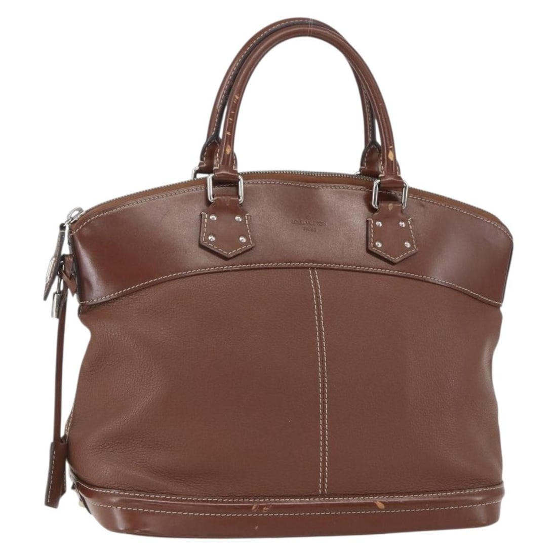 LOUIS VUITTON Suhari Lockit MM Hand Bag Leather Sienne M91876 Auth: LOUIS VUITTON Suhari Lockit MM Hand Bag Leather Sienne M91876 Auth Presenting the LOUIS VUITTON Suhari Lockit MM Hand Bag, a stunning piece crafted from high-quality leather in a rich Sienne color. Th