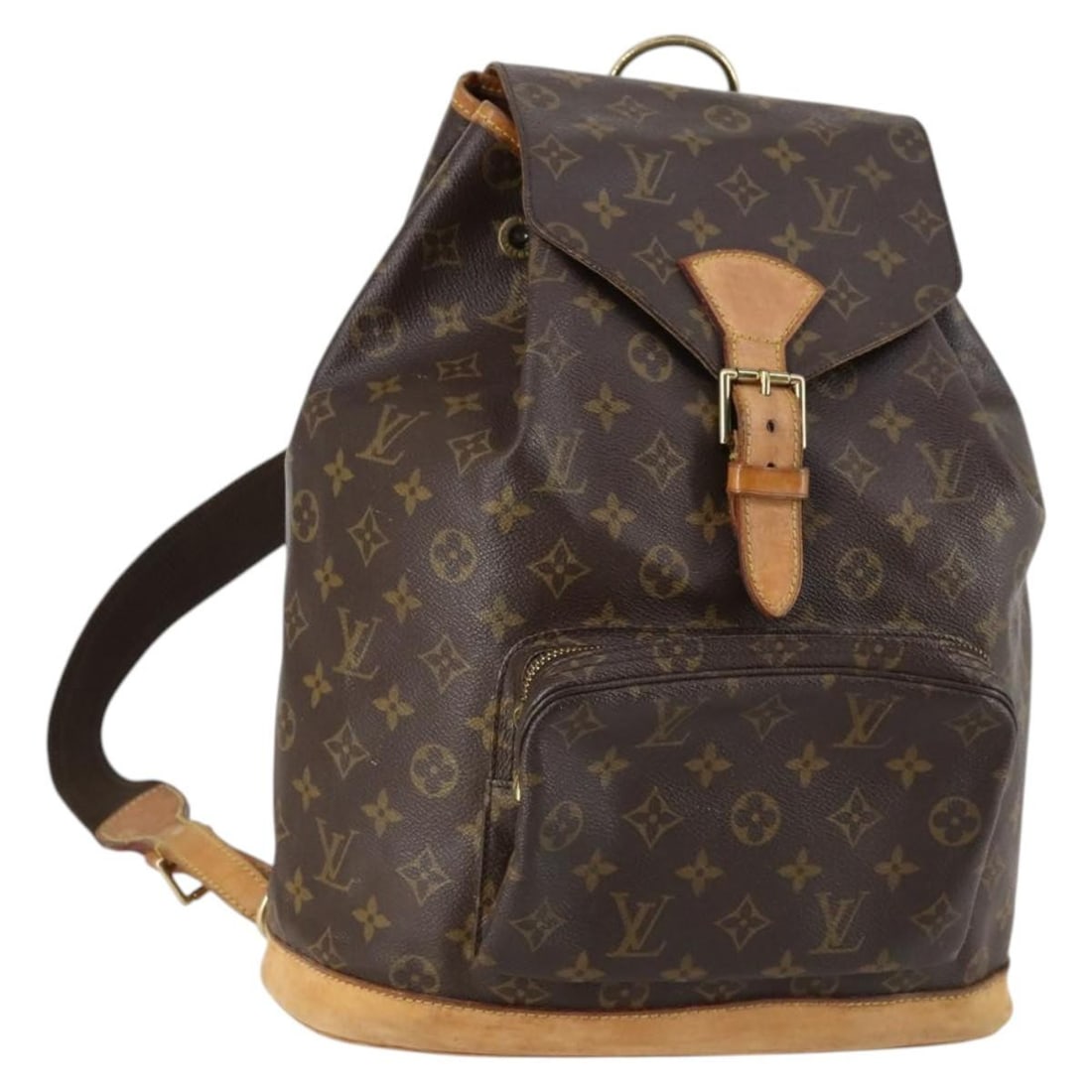 Louis Vuitton M51135 Montsouris GM Monogram Canvas Backpack: Louis Vuitton M51135 Montsouris GM Monogram Canvas Backpack Louis Vuitton Monogram Montsouris GM backpack in Monogram Canvas, made in France. This item is presented in heavily used condition with the 