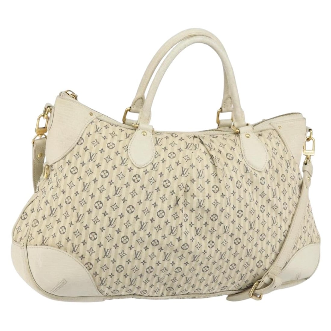 LOUIS VUITTON Monogram Mini Lin Croisette Marina GM Blue Shoulder Bag M95492: LOUIS VUITTON Monogram Mini Lin Croisette Marina GM Blue Shoulder Bag M95492 This LOUIS VUITTON Monogram Mini Lin Croisette Marina GM Bag in a stylish blue hue is a sophisticated shoulder bag crafted 
