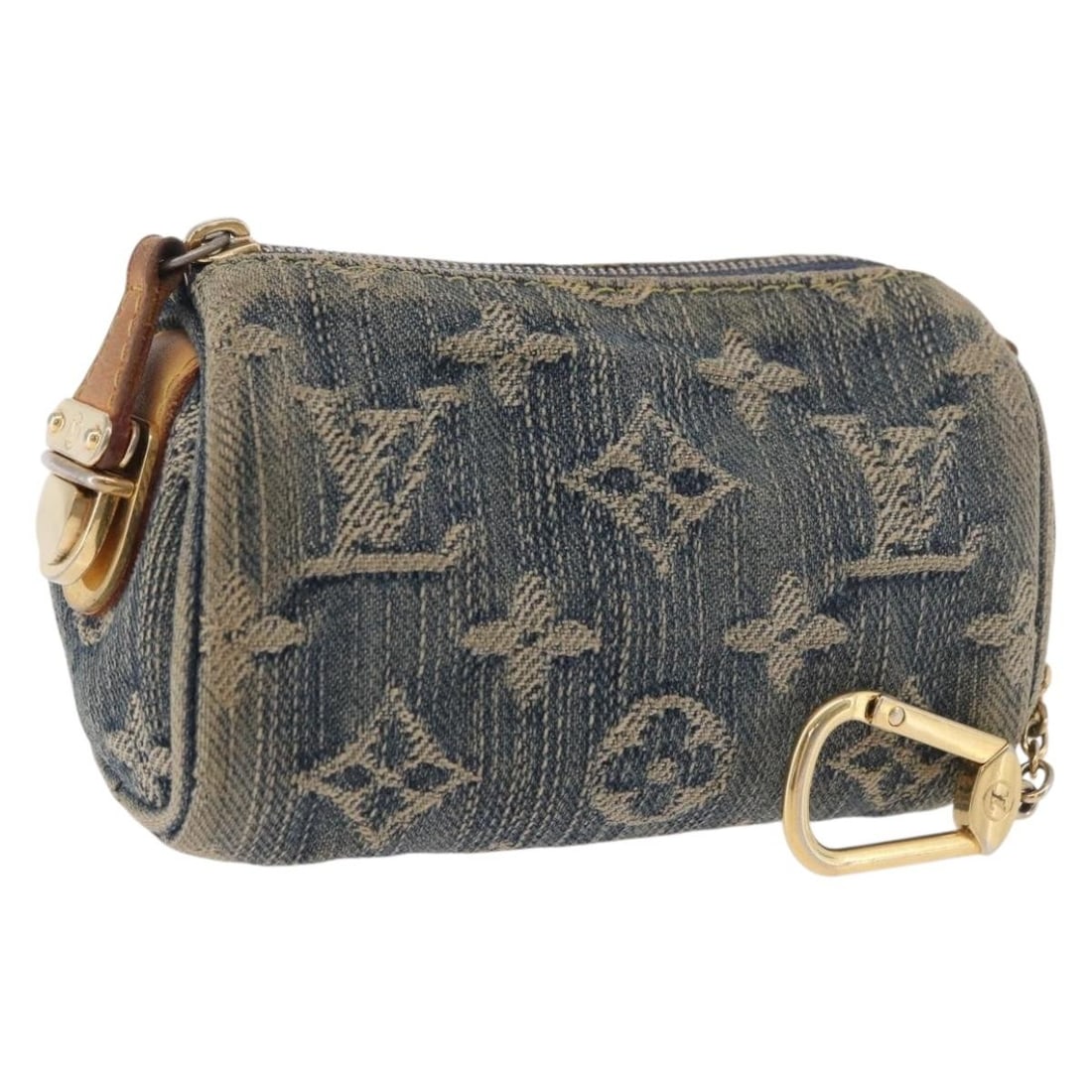 Louis Vuitton M95082 Monogram Denim Accessory Pouch Blue France (1 of 18)
