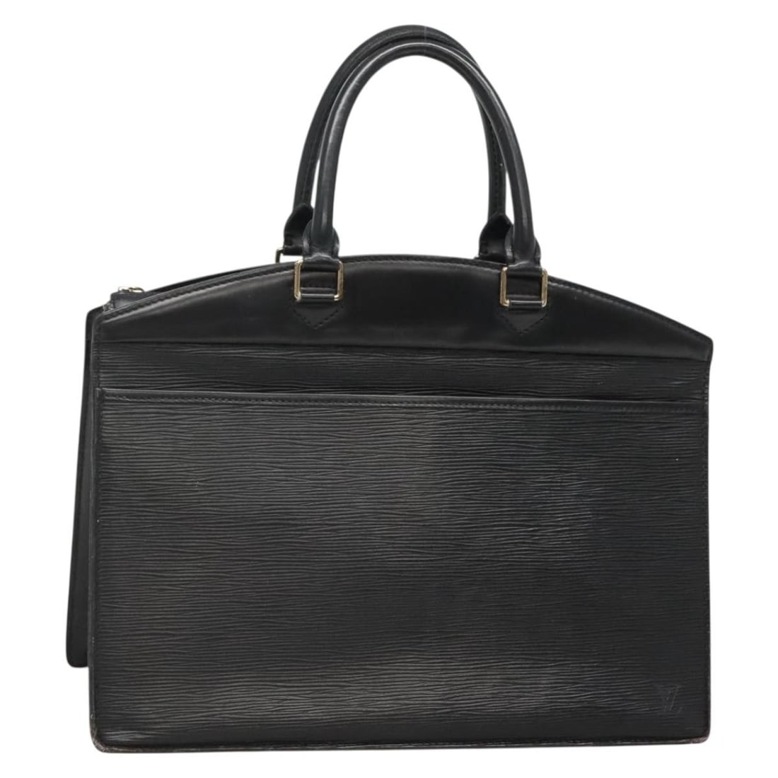Louis Vuitton Epi Riviera Hand Bag Noir M48182 Authenticated: Louis Vuitton Epi Riviera Hand Bag Noir M48182 Authenticated This authentic LOUIS VUITTON Epi Riviera Hand Bag in Noir (Black) is a timeless accessory, crafted from durable Epi Leather. Measuring appr