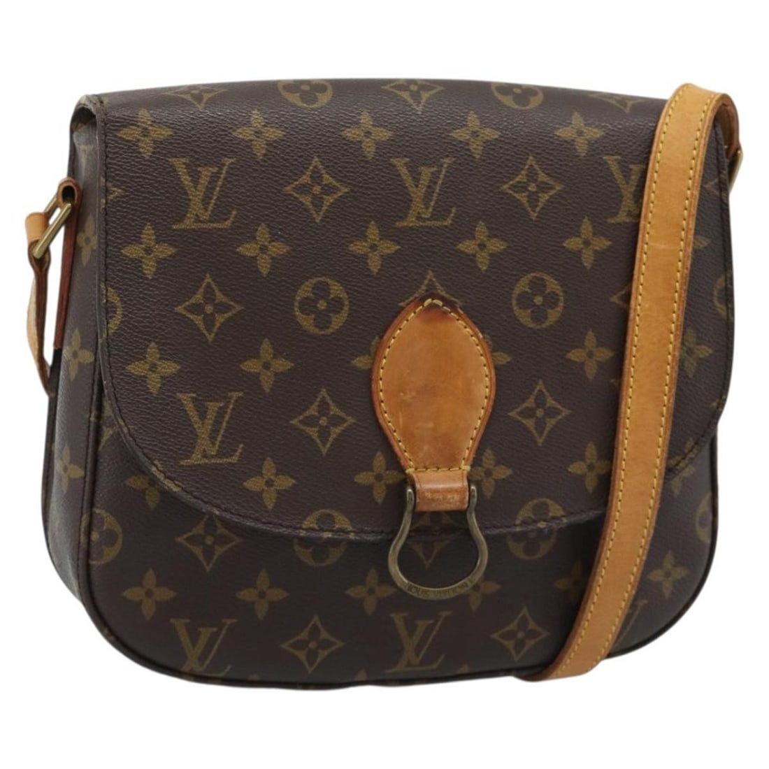 Louis Vuitton M51242 Saint Cloud GM Monogram Canvas Shoulder Bag: Louis Vuitton M51242 Saint Cloud GM Monogram Canvas Shoulder Bag Louis Vuitton Saint Cloud GM shoulder bag in Monogram Canvas, made in France. The bag is identified by product number M51242 and featur