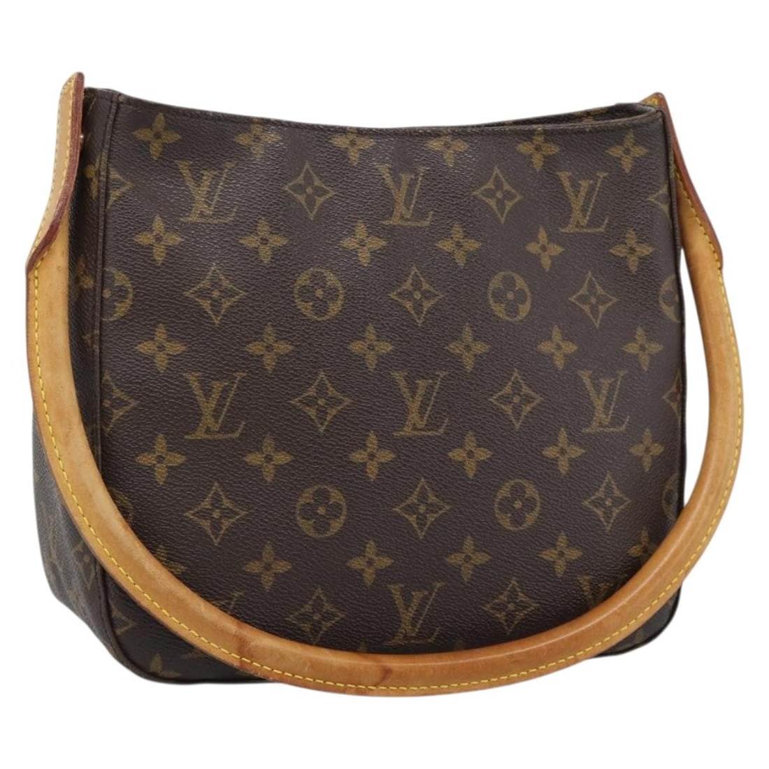 Louis Vuitton M51146 Looping MM Monogram Canvas Shoulder Bag: Louis Vuitton M51146 Looping MM Monogram Canvas Shoulder Bag Louis Vuitton Monogram Looping MM shoulder bag in Monogram Canvas, made in France. This bag features the classic Monogram color/pattern and