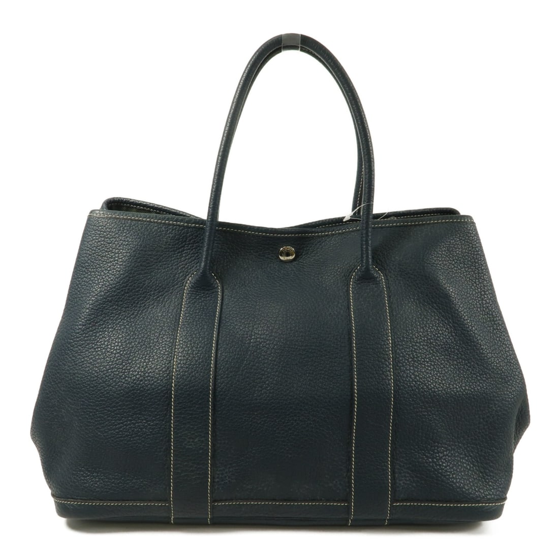 Hermes Garden Party PM Negonda Leather Tote Bleu De Prusse PHW (1 of 14)
