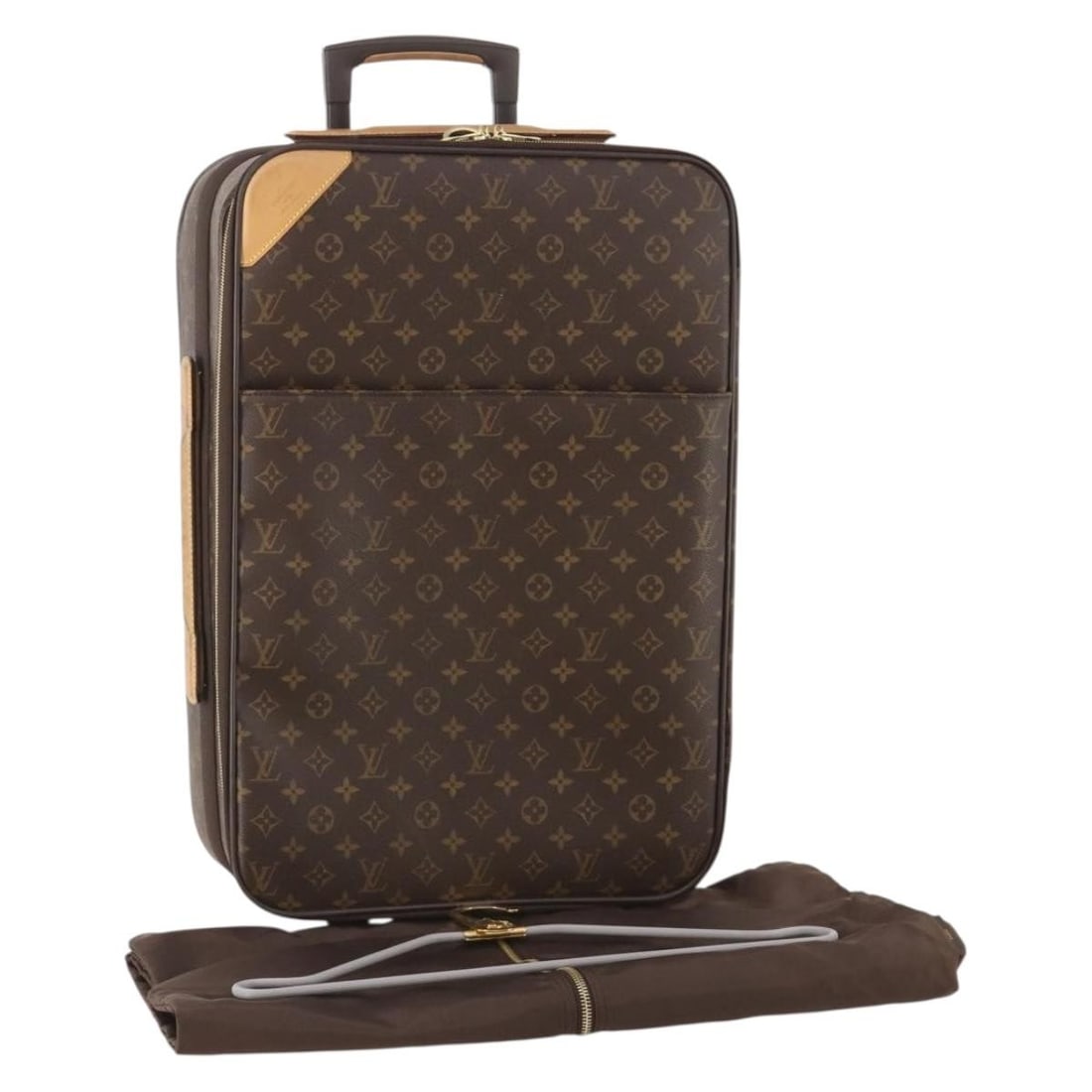 Louis Vuitton Pegas 55 Monogram Canvas Suitcase M23294: Louis Vuitton Pegas 55 Monogram Canvas Suitcase M23294 Louis Vuitton Pegas 55 suitcase in Monogram Canvas, made in France. The item is identified as style M23294 and comes in the Monogram colorway. It