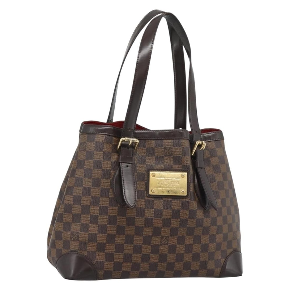 Louis Vuitton Hampstead MM Damier Ebene Canvas Tote N51204: Louis Vuitton Hampstead MM Damier Ebene Canvas Tote N51204 Louis Vuitton Damier Ebene Hampstead MM tote bag in Damier Ebene canvas, made in France. This pre-owned bag is identified by product number N
