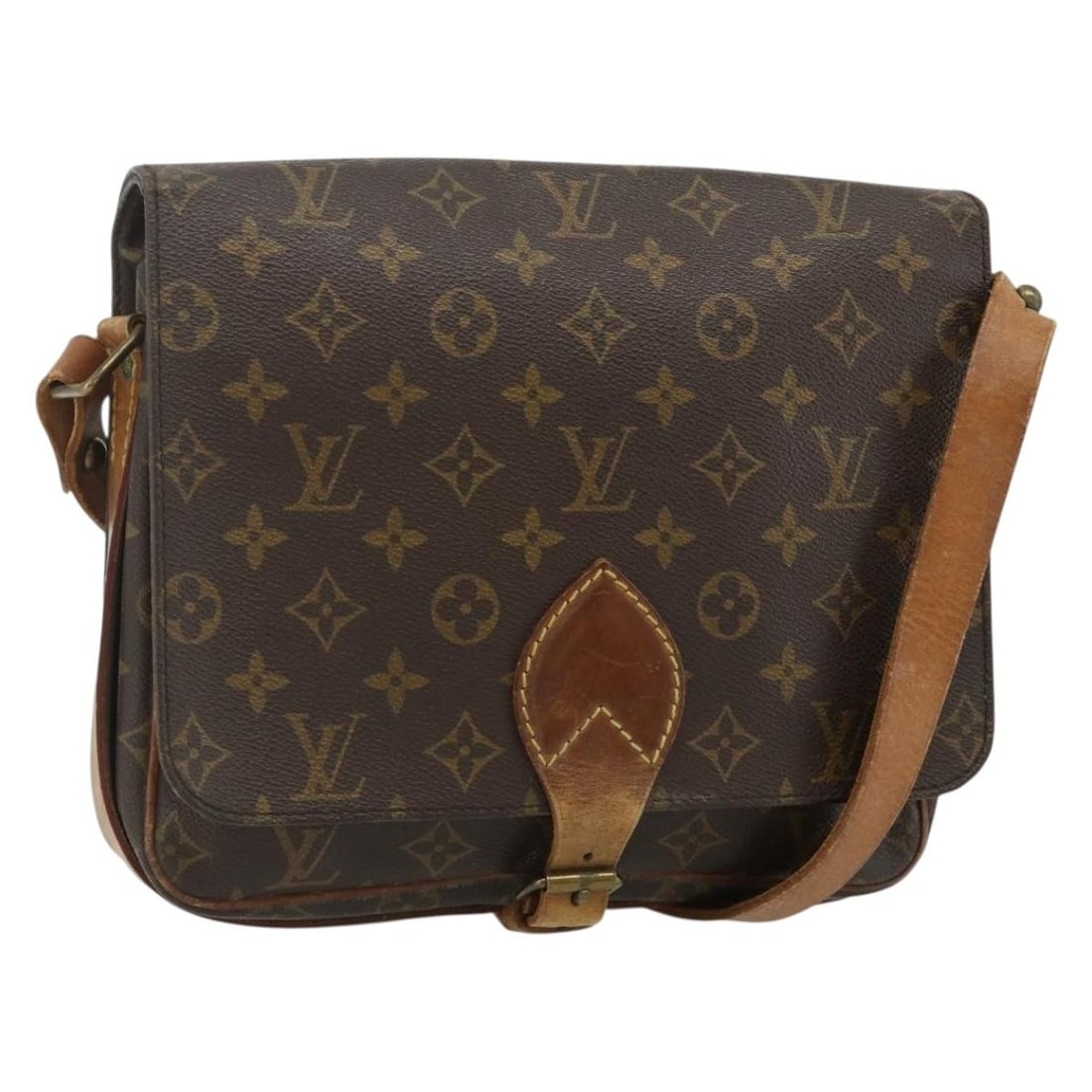 Louis Vuitton M51252 Cartouchiere GM Monogram Canvas Shoulder Bag: Louis Vuitton M51252 Cartouchiere GM Monogram Canvas Shoulder Bag This Louis Vuitton Cartouchiere GM is a monogram canvas shoulder bag made in France. It features the Monogram colorway, model number M