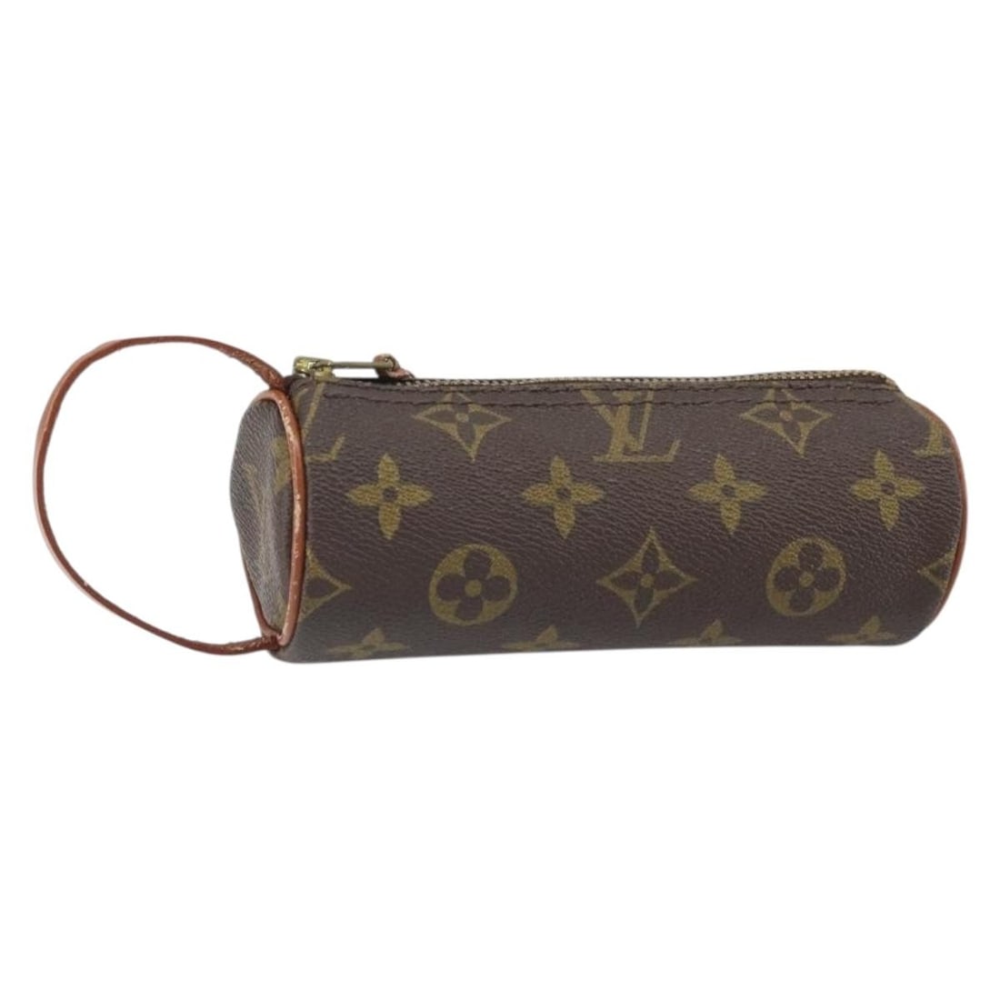 Monogram Canvas Pouch by Louis Vuitton Small French Accessory: Monogram Canvas Pouch by Louis Vuitton Small French Accessory This Louis Vuitton pouch features the signature Monogram Canvas exterior with a classic monogram color pattern. The pouch is designed with