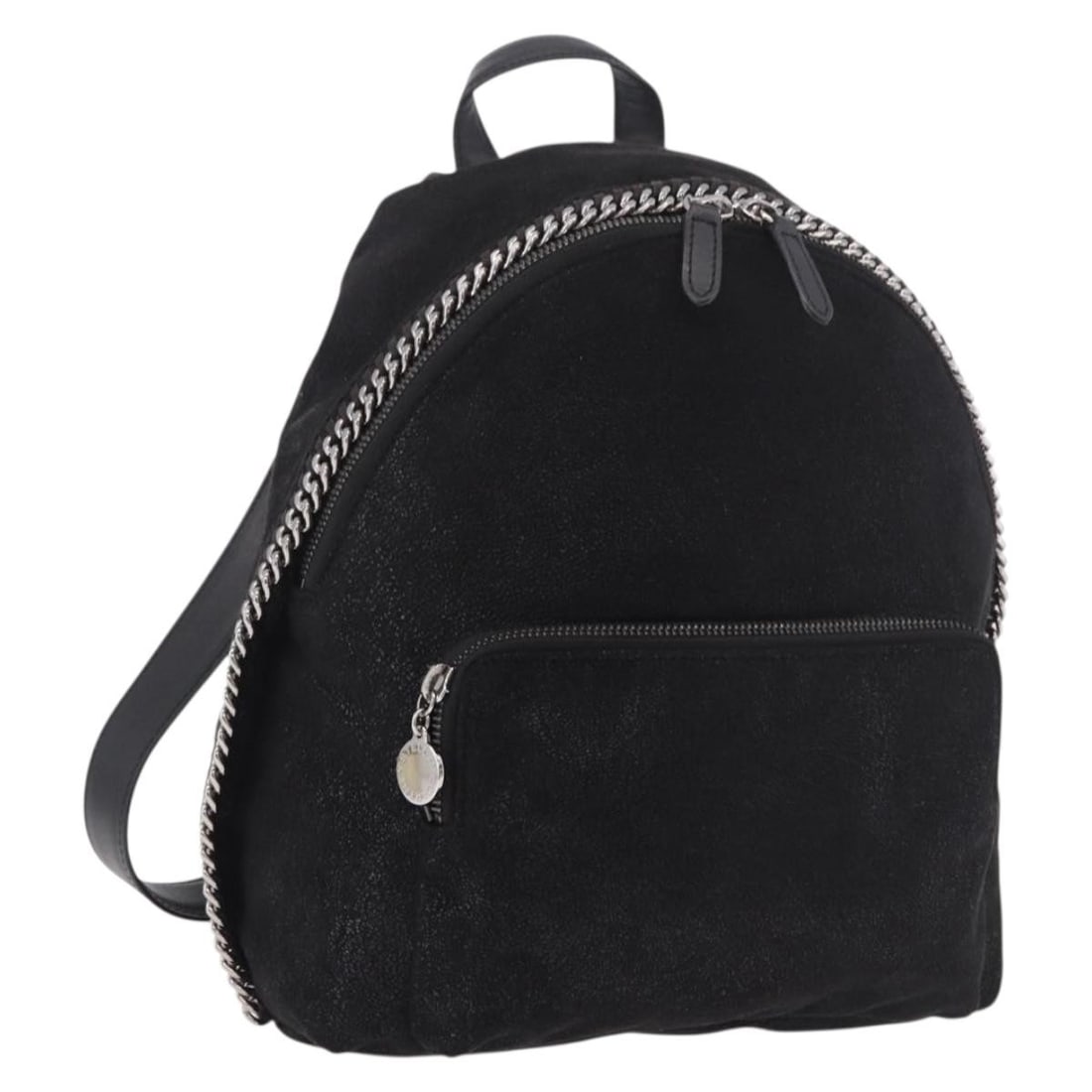 Stella MacCartney Black Silver Polyester Women's Backpack Italy (1 of 18)