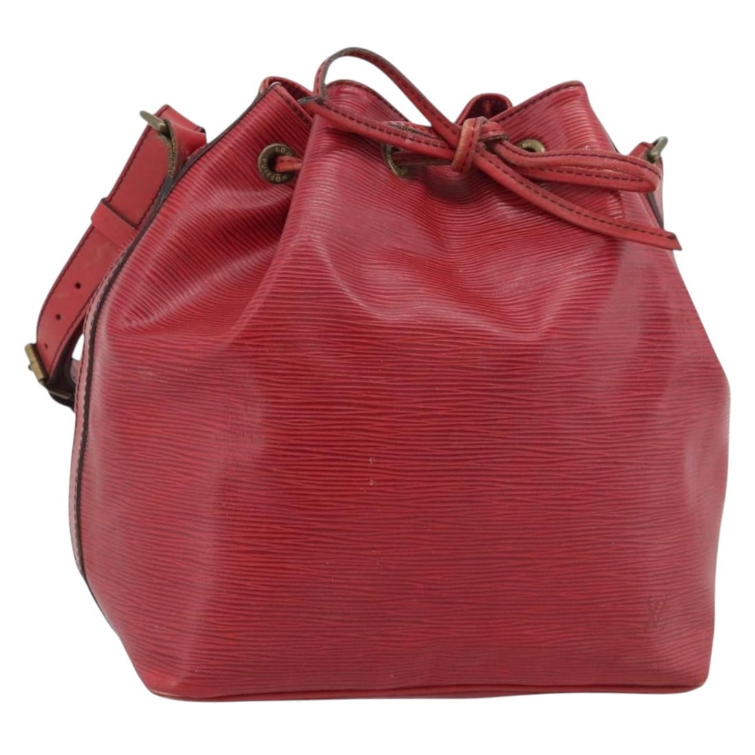 Louis Vuitton M44107 Petit Noe Red Epi Leather Shoulder Bag: Louis Vuitton M44107 Petit Noe Red Epi Leather Shoulder Bag Louis Vuitton Epi Petit Noe shoulder bag in red Epi leather, made in France. This bag features the Petit Noe style and is identified by prod