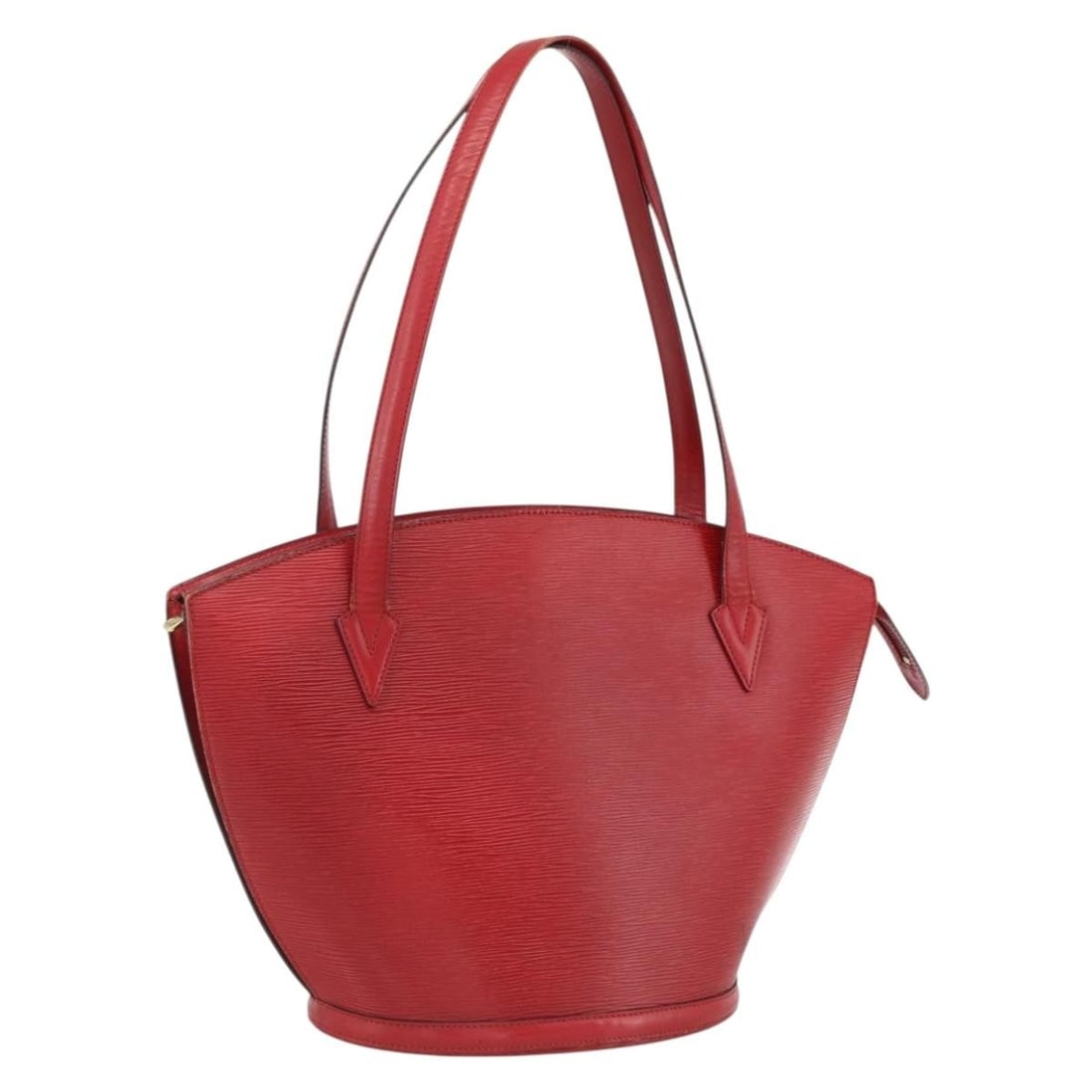 Louis Vuitton M52277 Saint Jacques Red Epi Leather Shoulder Bag: Louis Vuitton M52277 Saint Jacques Red Epi Leather Shoulder Bag Louis Vuitton Epi Saint Jacques shopping shoulder bag in red Epi leather. This shoulder bag is made in France and is identified by produ