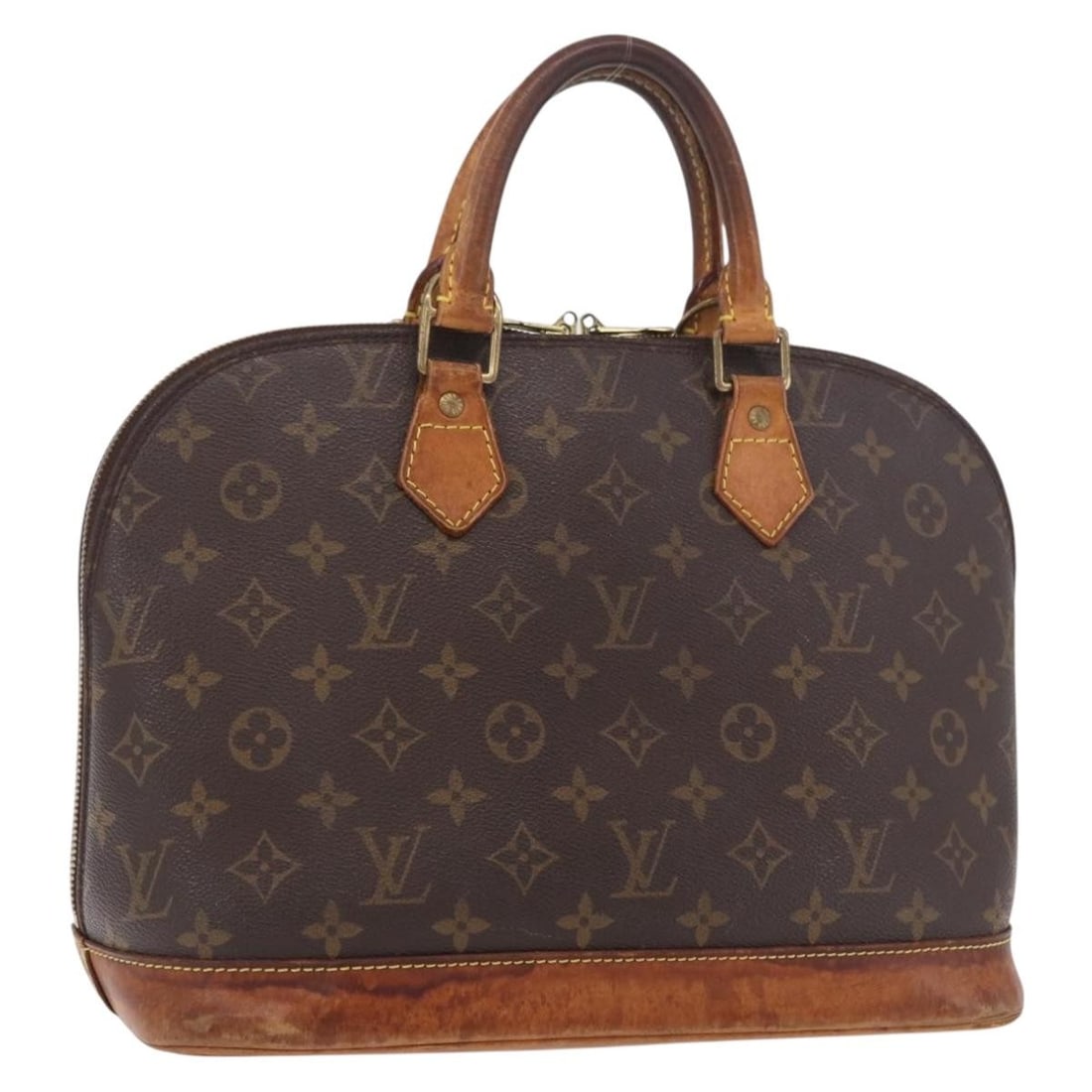 Louis Vuitton Alma M51130 Monogram Canvas Handbag France: Louis Vuitton Alma M51130 Monogram Canvas Handbag France Louis Vuitton Alma hand bag in Monogram Canvas, made in France. The bag features the Monogram color and is identified with product no. M51130. 
