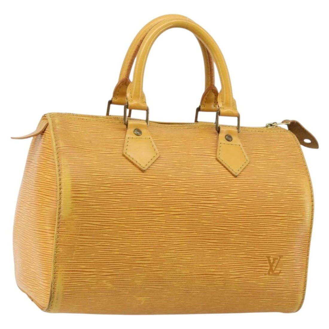 Louis Vuitton M43019 Speedy 25 Epi Leather Handbag Tassili Yellow: Louis Vuitton M43019 Speedy 25 Epi Leather Handbag Tassili Yellow Louis Vuitton Epi Speedy 25 handbag in Tassili Yellow Epi leather. Made in France, this women's handbag is offered as the item shown o