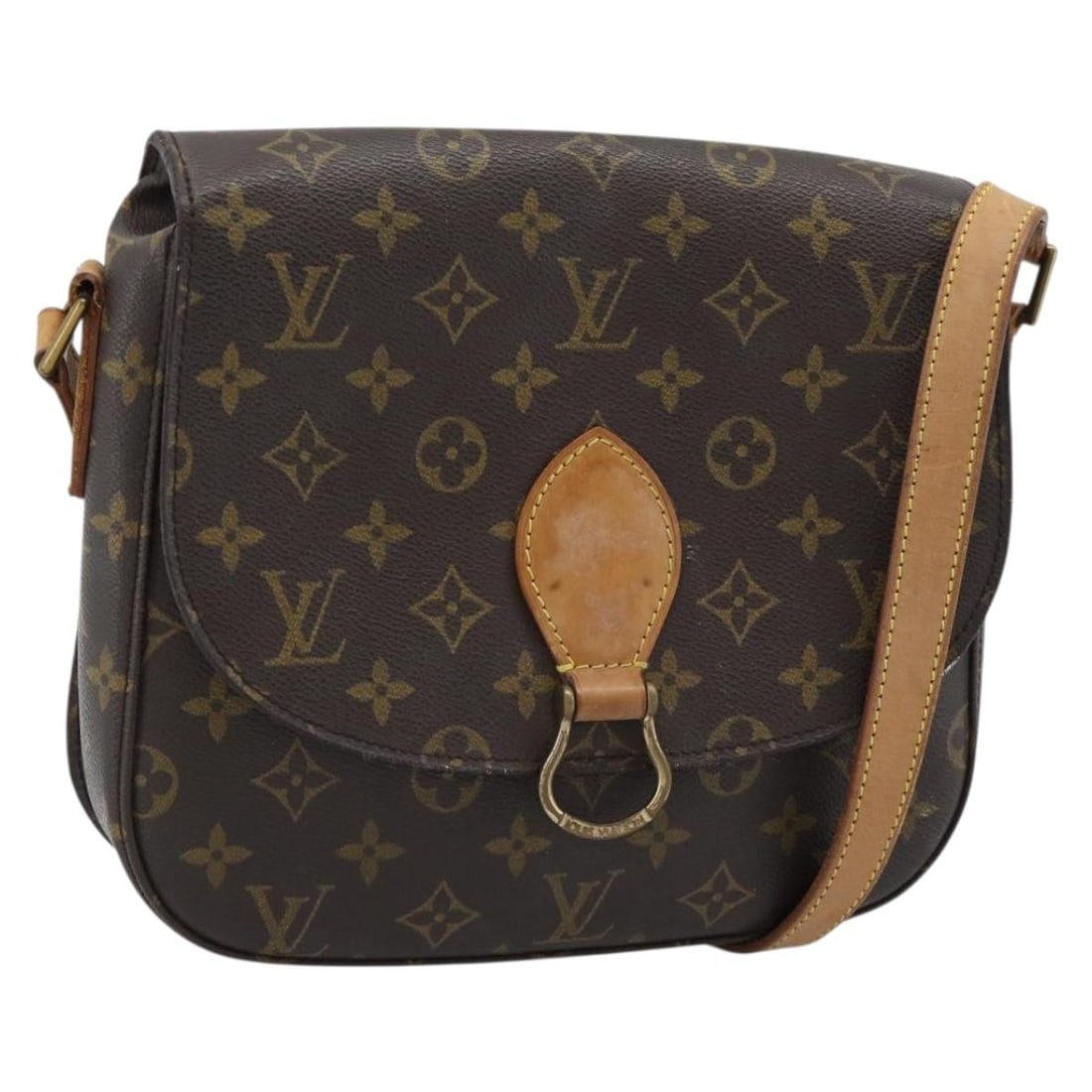 Louis Vuitton Saint Cloud GM Monogram Canvas Shoulder Bag M51242: Louis Vuitton Saint Cloud GM Monogram Canvas Shoulder Bag M51242 Louis Vuitton Saint Cloud GM shoulder bag in Monogram canvas. This women's bag is made in France and includes only the item shown; the 