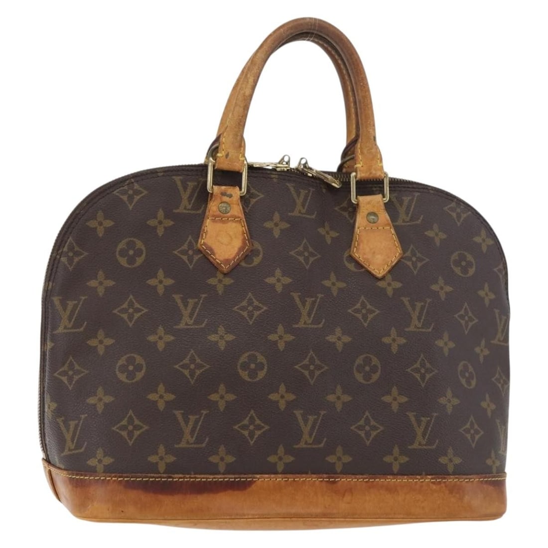 Louis Vuitton M51130 Alma Monogram Canvas Handbag France: Louis Vuitton M51130 Alma Monogram Canvas Handbag France Louis Vuitton Alma hand bag in Monogram Canvas, made in France. This women's bag is identified by product no. M51130 and serial no. VI0916. It 