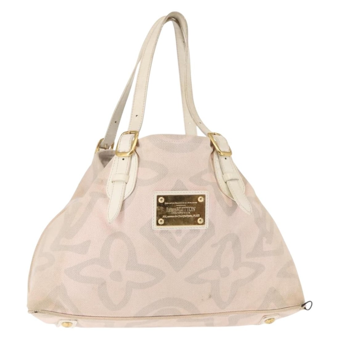 LOUIS VUITTON Taicienne PM Shoulder Bag Canvas Pink M95672 Made in France: LOUIS VUITTON Taicienne PM Shoulder Bag Canvas Pink M95672 Made in France This elegant Louis Vuitton Taicienne PM Bag from the Cruise Line collection is crafted from high-quality pink canvas, showcasi