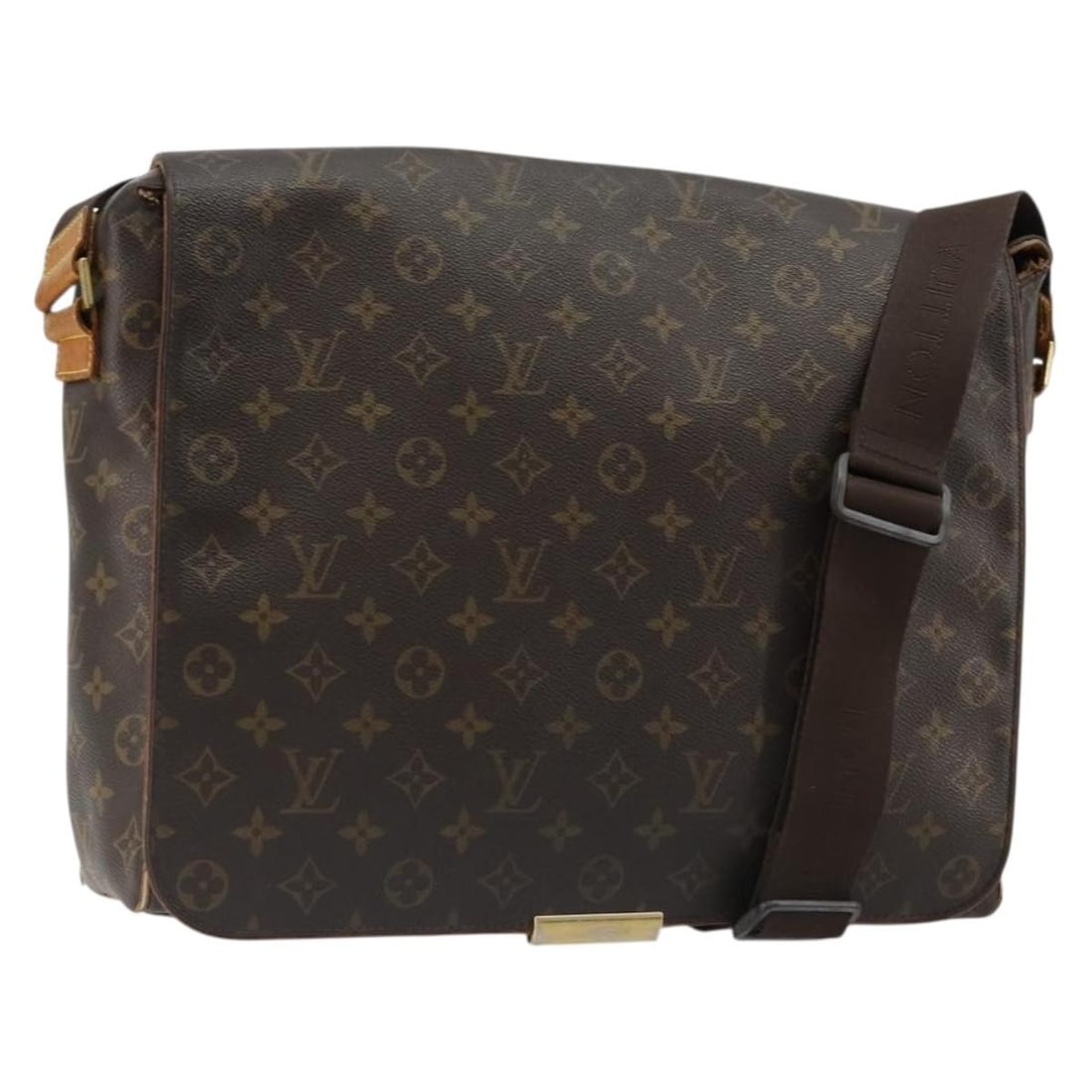 Louis Vuitton Abbesses Monogram Canvas Shoulder Bag M45257: Louis Vuitton Abbesses Monogram Canvas Shoulder Bag M45257 This is a Louis Vuitton Monogram Abbesses shoulder bag crafted from signature monogram canvas. The bag features a spacious interior and an ad