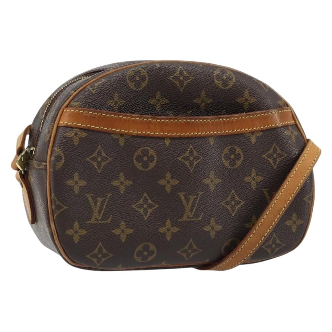 Louis Vuitton Blois M51221 Monogram Canvas Shoulder Bag: Louis Vuitton Blois M51221 Monogram Canvas Shoulder Bag Louis Vuitton Monogram Blois shoulder bag in monogram canvas, made in France. This women's bag is offered without the original box or dust bag; 