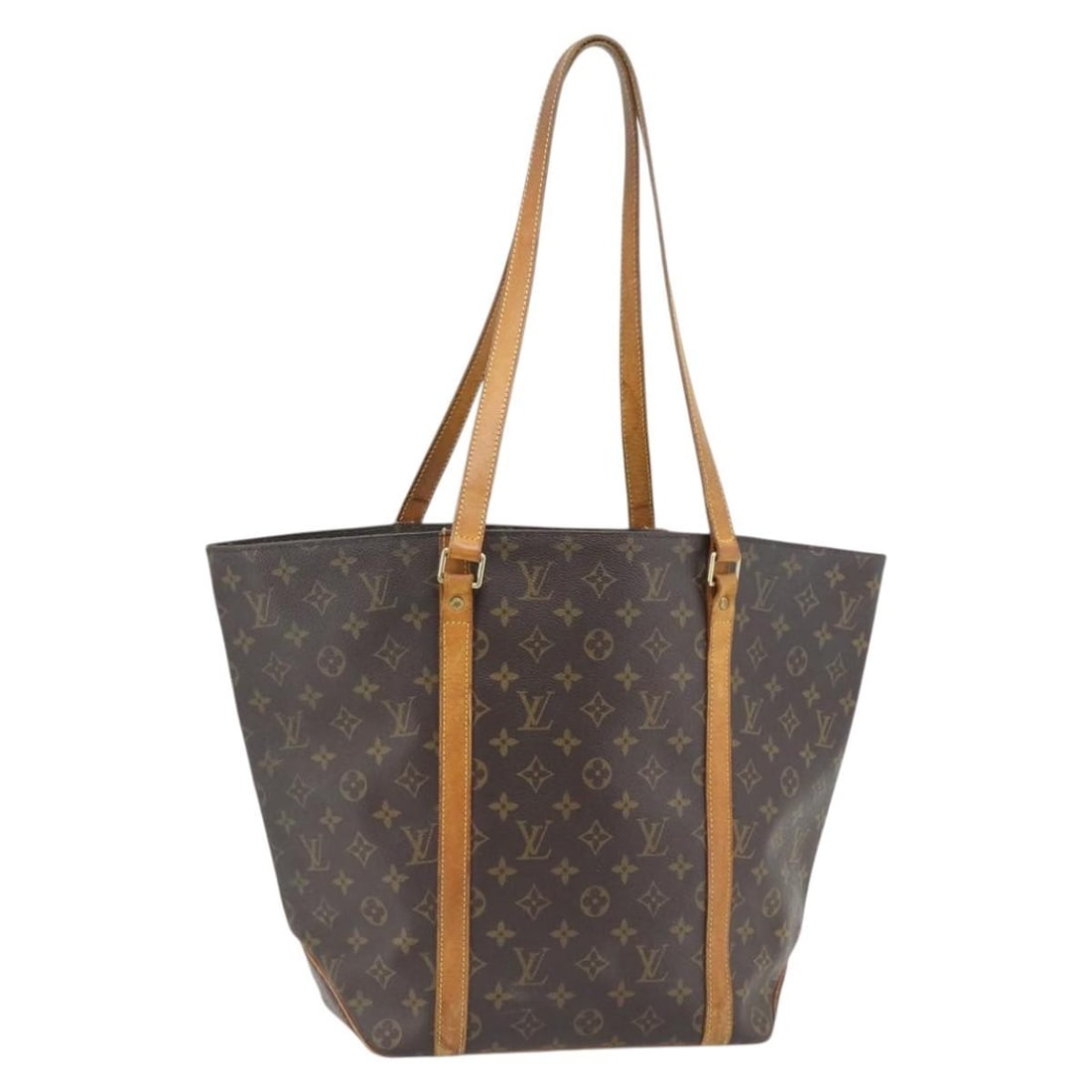 Louis Vuitton M51108 Sac Shopping Monogram Canvas Tote: Louis Vuitton M51108 Sac Shopping Monogram Canvas Tote Louis Vuitton Monogram Sac Shopping Tote Bag in Monogram Canvas, style M51108, made in France. The bag features a shoulder drop of approximately 