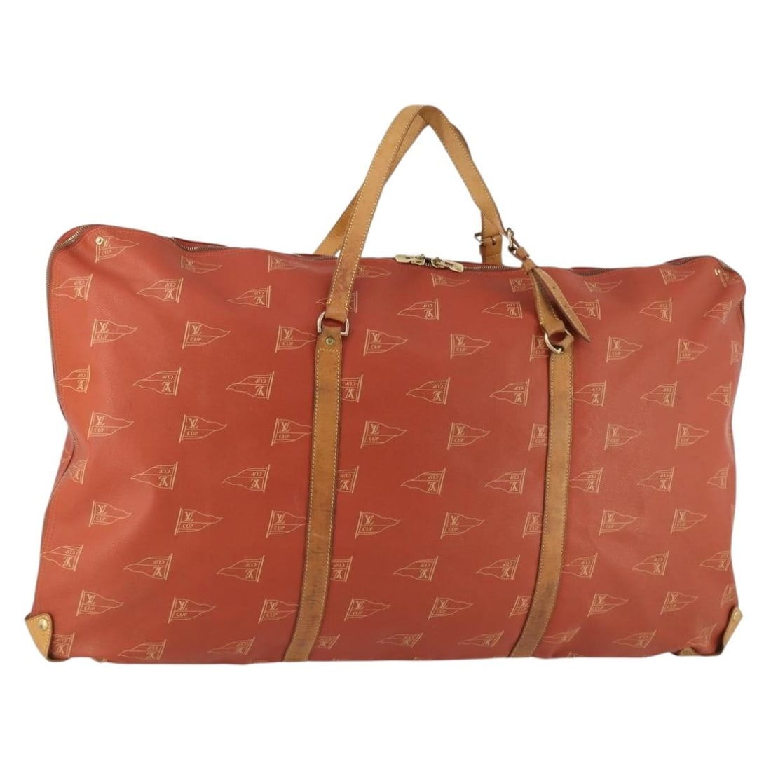 Louis Vuitton M80020 LV Cup Kabul Red Boston Bag: Louis Vuitton M80020 LV Cup Kabul Red Boston Bag Louis Vuitton LV Cup Kabul Boston Bag in red PVC leather. This women's Boston bag is made in France and comes as the bag only; item box and dust bag ar