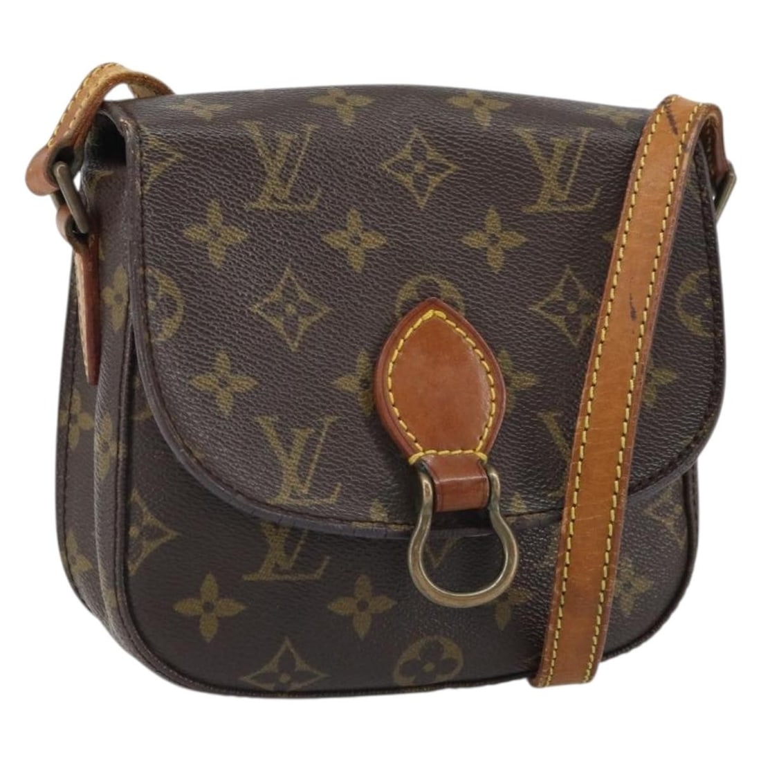 Louis Vuitton M51244 Saint Cloud PM Monogram Canvas Shoulder Bag: Louis Vuitton M51244 Saint Cloud PM Monogram Canvas Shoulder Bag Louis Vuitton Saint Cloud PM shoulder bag in Monogram Canvas, made in France. This women's bag features the classic Monogram color and 