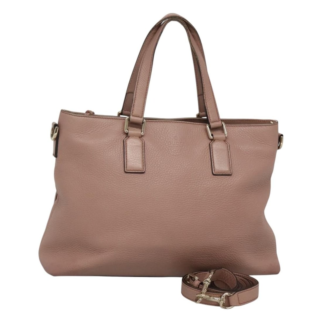 Gucci Pink Gold Leather 2way Handbag with Shoulder Strap Model 365346: Gucci Pink Gold Leather 2way Handbag with Shoulder Strap Model 365346 This Gucci handbag features a versatile 2-way design in pink and gold leather. It is designed for women and includes both a handle