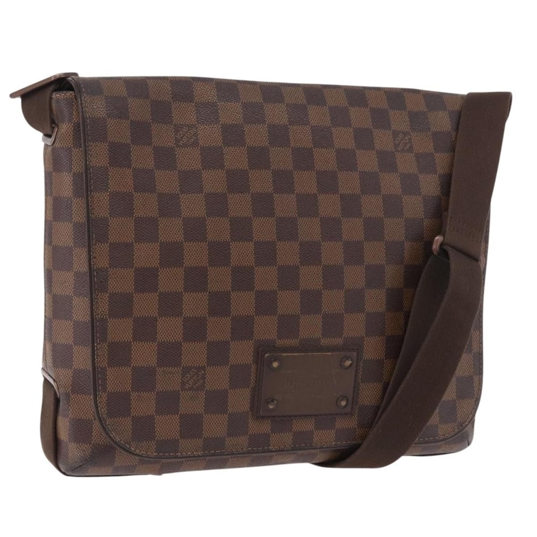 Louis Vuitton Brooklyn MM Damier Ebene Canvas Shoulder Bag N51211 (1 of 18)