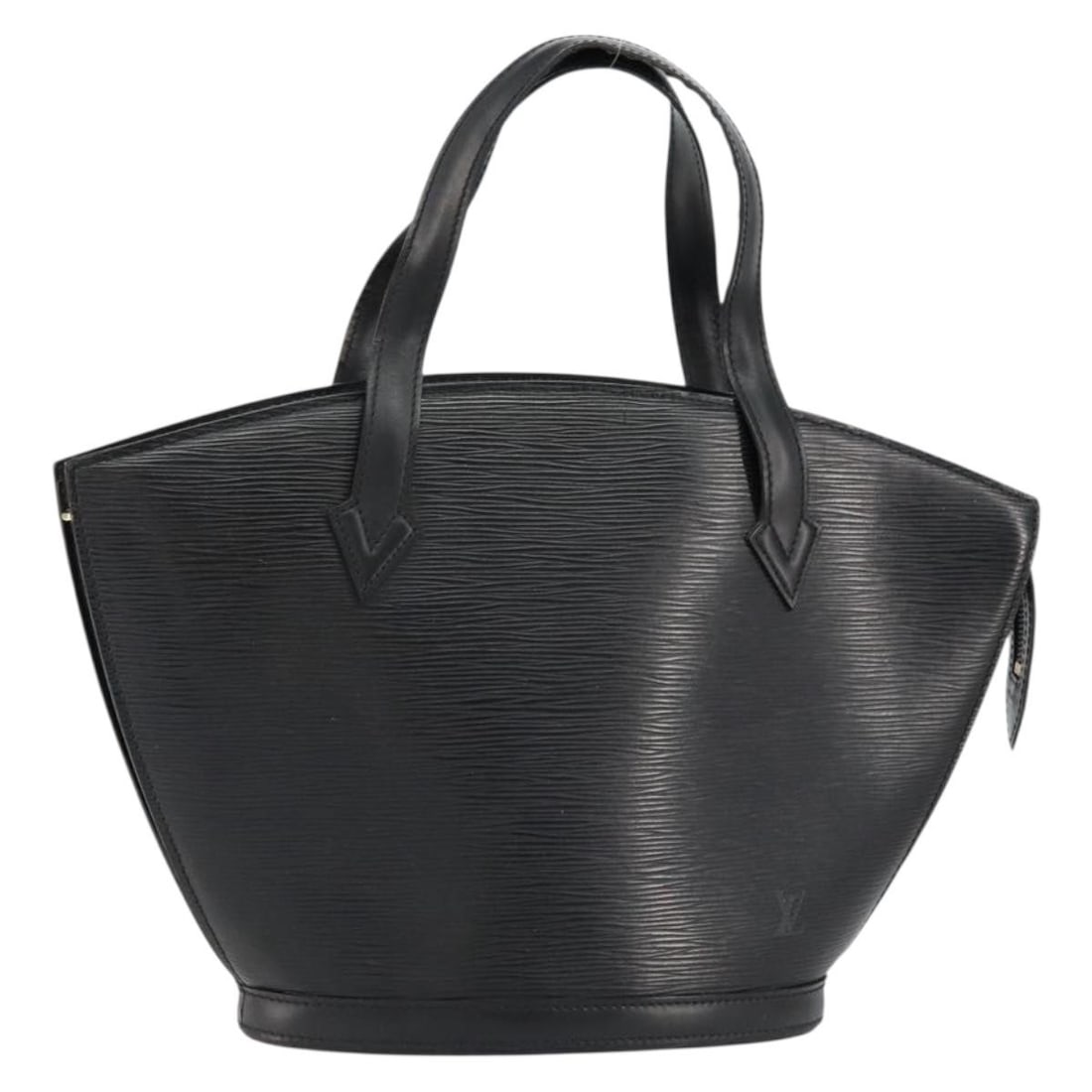 LOUIS VUITTON Epi Leather Saint Jacques Hand Bag Black M52272 Auth: LOUIS VUITTON Epi Leather Saint Jacques Hand Bag Black M52272 Auth This elegant Louis Vuitton Epi Saint Jacques Hand Bag in black is crafted from durable Epi leather, showcasing a refined silhouette. 