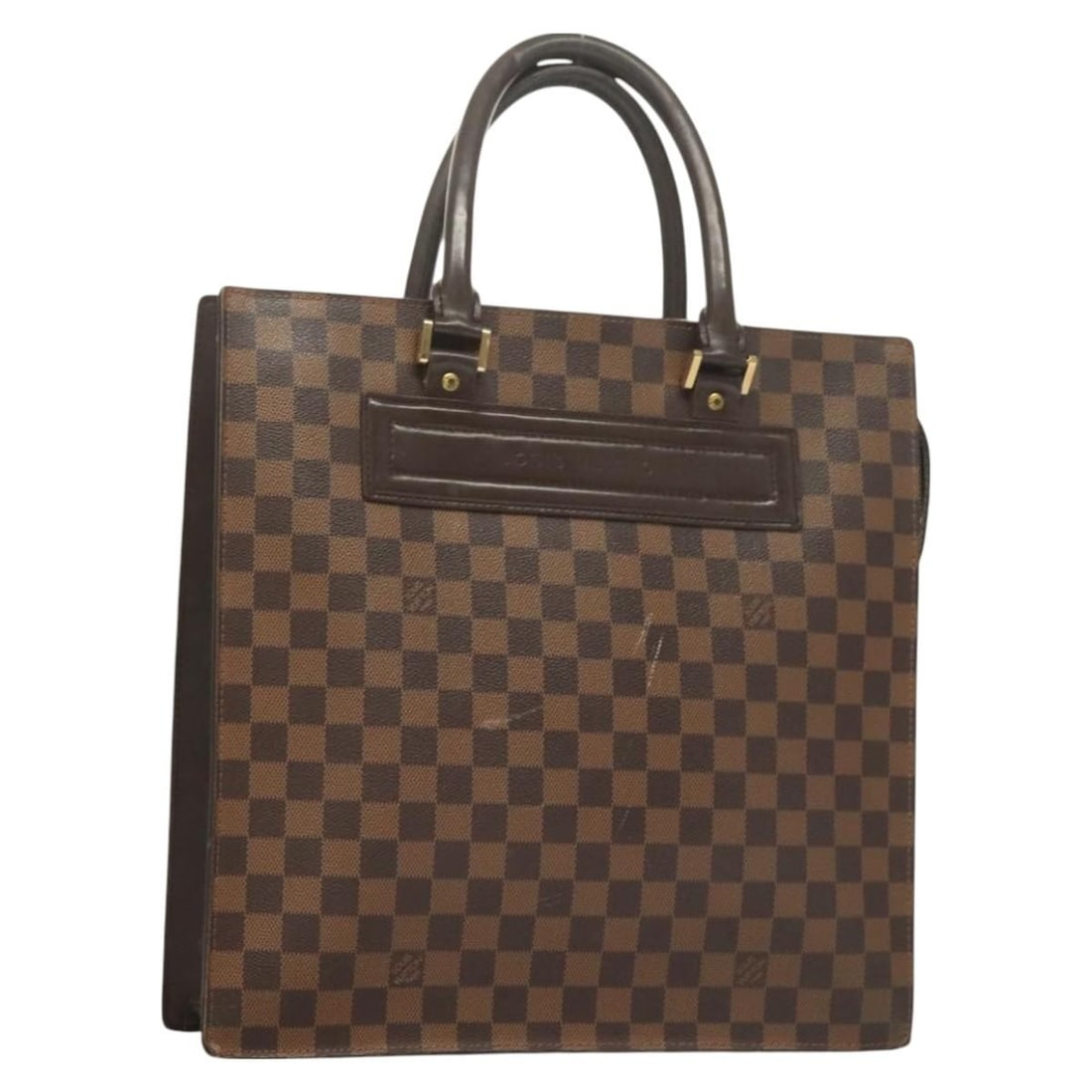Louis Vuitton N51146 Venice GM Damier Ebene Canvas Handbag France: Louis Vuitton N51146 Venice GM Damier Ebene Canvas Handbag France Louis Vuitton Venice GM hand bag in Damier Ebene canvas, made in France. This women's bag features the Damier Ebene pattern and is ide