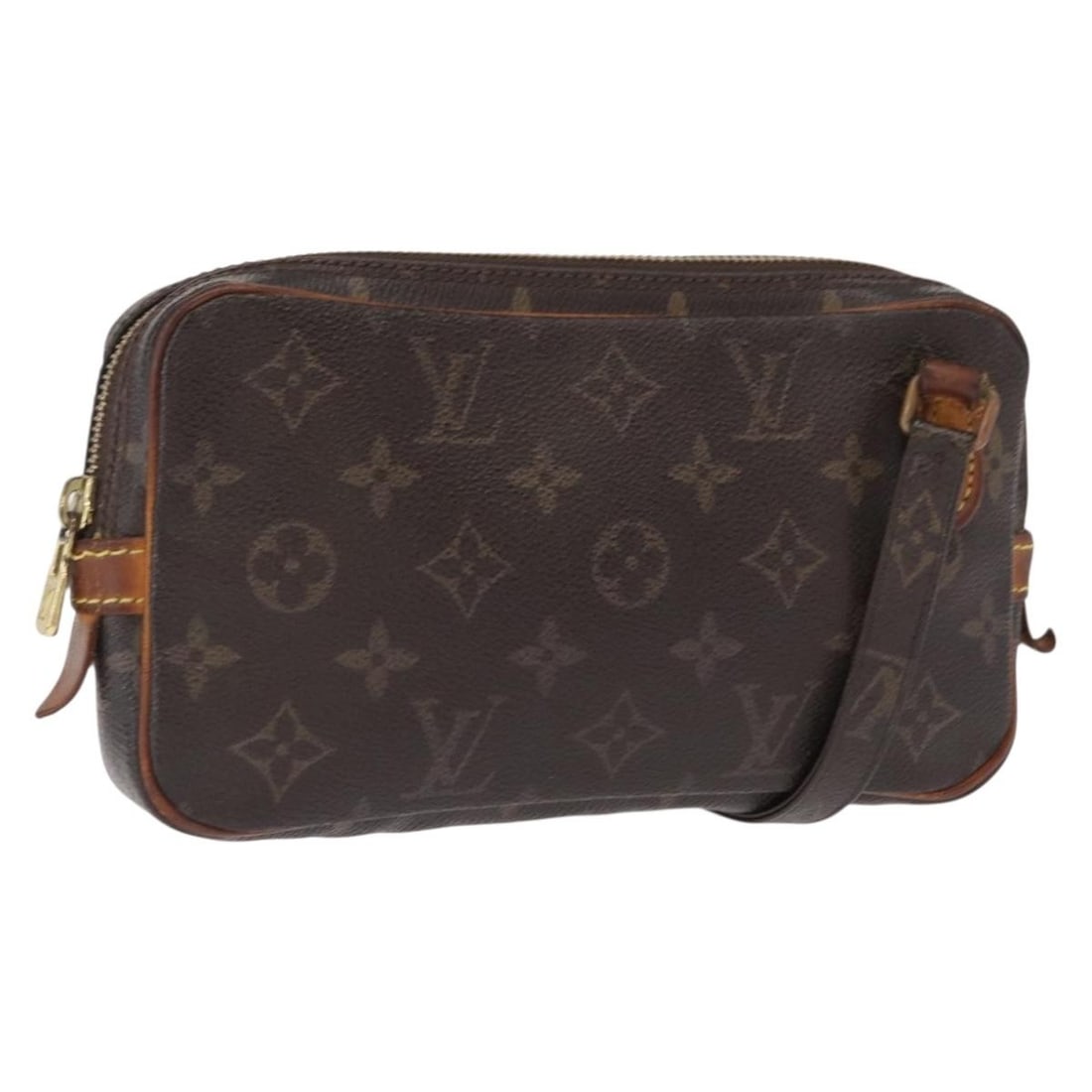 Louis Vuitton Marly Bandouliere Monogram Canvas Shoulder Bag M51828 France: Louis Vuitton Marly Bandouliere Monogram Canvas Shoulder Bag M51828 France This is a Louis Vuitton Monogram Marly Bandouliere shoulder bag crafted from monogram canvas. The bag features an adjustable 