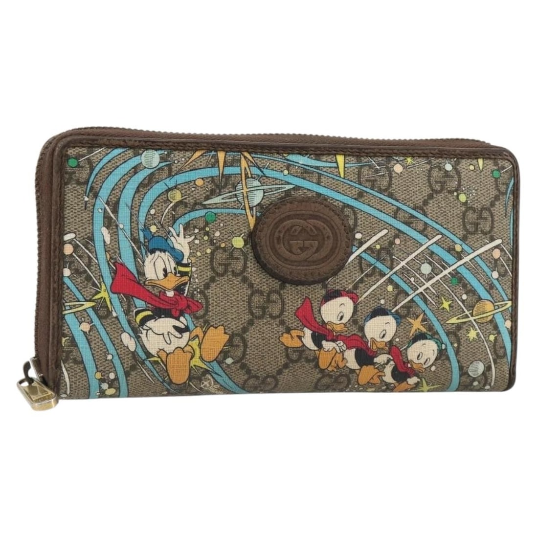 Gucci 647940 GG Supreme Beige PVC Leather Wallet with Box Dust Bag: Gucci 647940 GG Supreme Beige PVC Leather Wallet with Box Dust Bag Gucci GG Supreme wallet in beige PVC leather/GG canvas. This wallet comes with a dust bag and item box. It is made in Italy and measu
