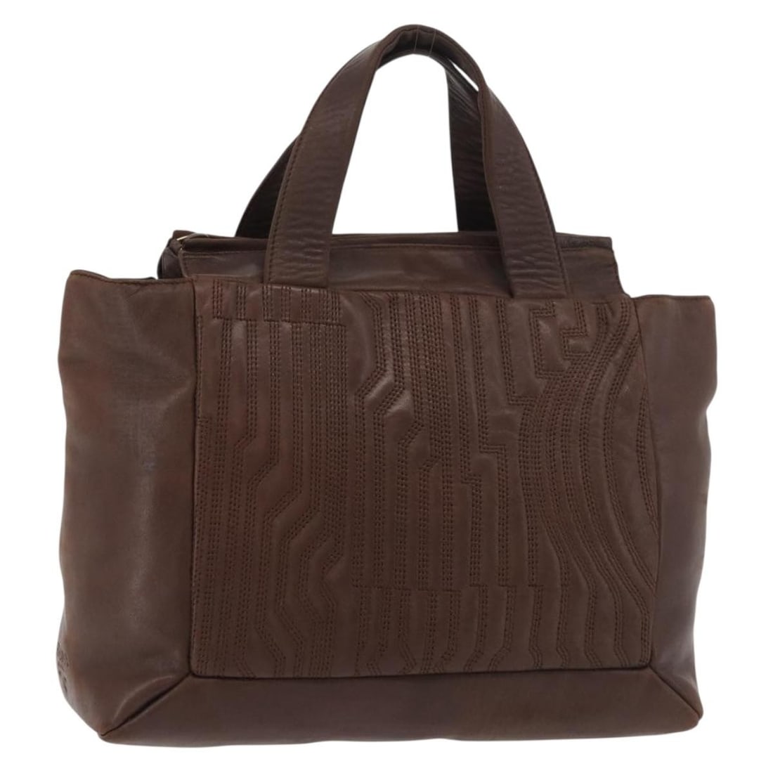 Prada brown gold leather women s handbag Italy: Prada brown gold leather women s handbag Italy This PRADA handbag is crafted from brown and gold leather and designed for women. Made in Italy, it features a structured silhouette with dual handles an