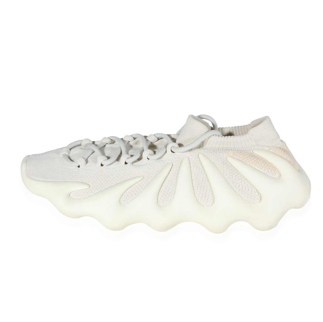 Adidas Yeezy 450 Cloud White Sneakers Size 12 US: Adidas Yeezy 450 Cloud White Sneakers Size 12 US The Adidas Yeezy 450 'Cloud White' is a stylish and innovative sneaker designed for lifestyle wear. Featuring a unique upper made of fabric in a blend 