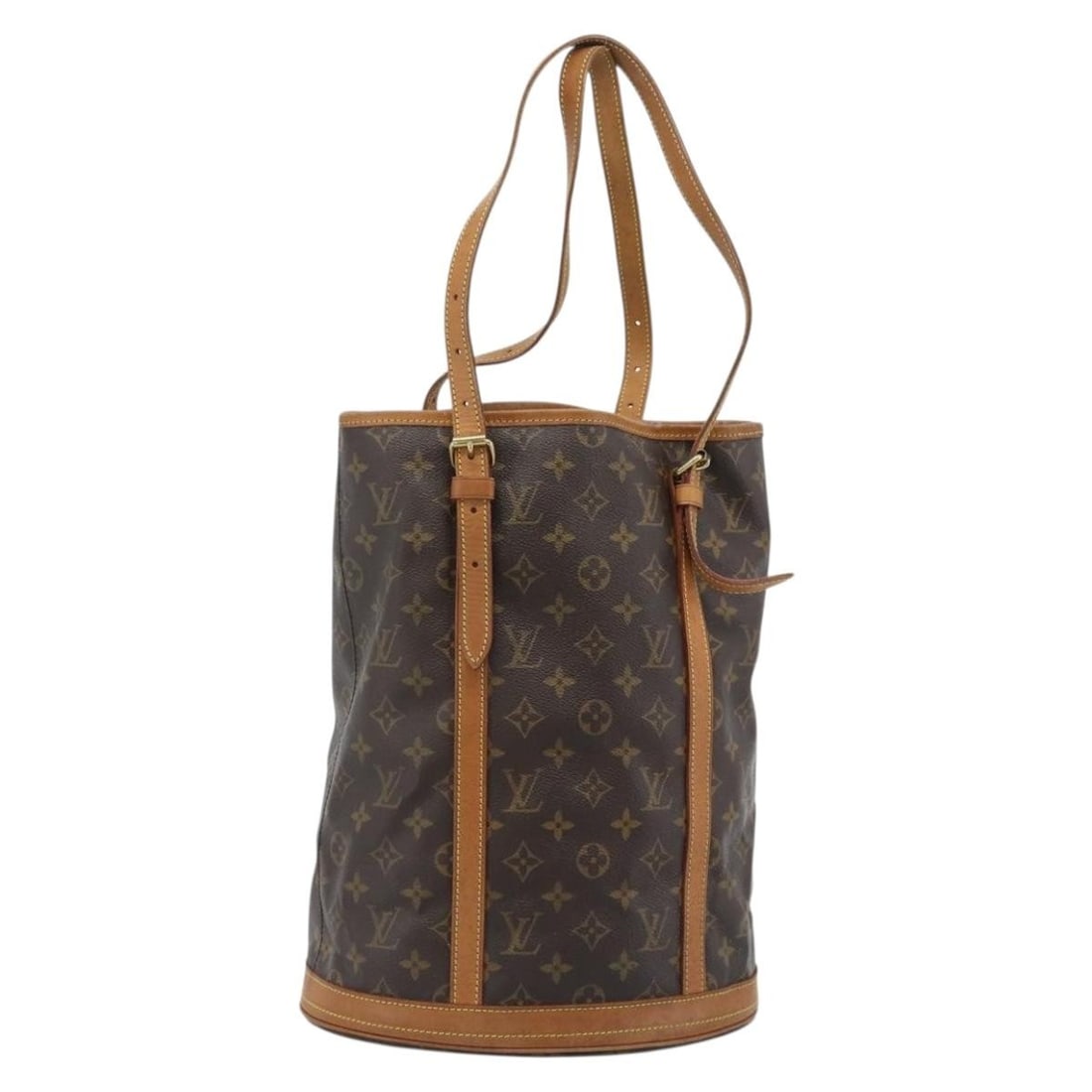 Louis Vuitton Monogram Canvas Bucket GM Shoulder Bag M42236: Louis Vuitton Monogram Canvas Bucket GM Shoulder Bag M42236 This Louis Vuitton Monogram Bucket GM Shoulder Bag, model M42236, is crafted from the brand's iconic monogram canvas and was made in France.