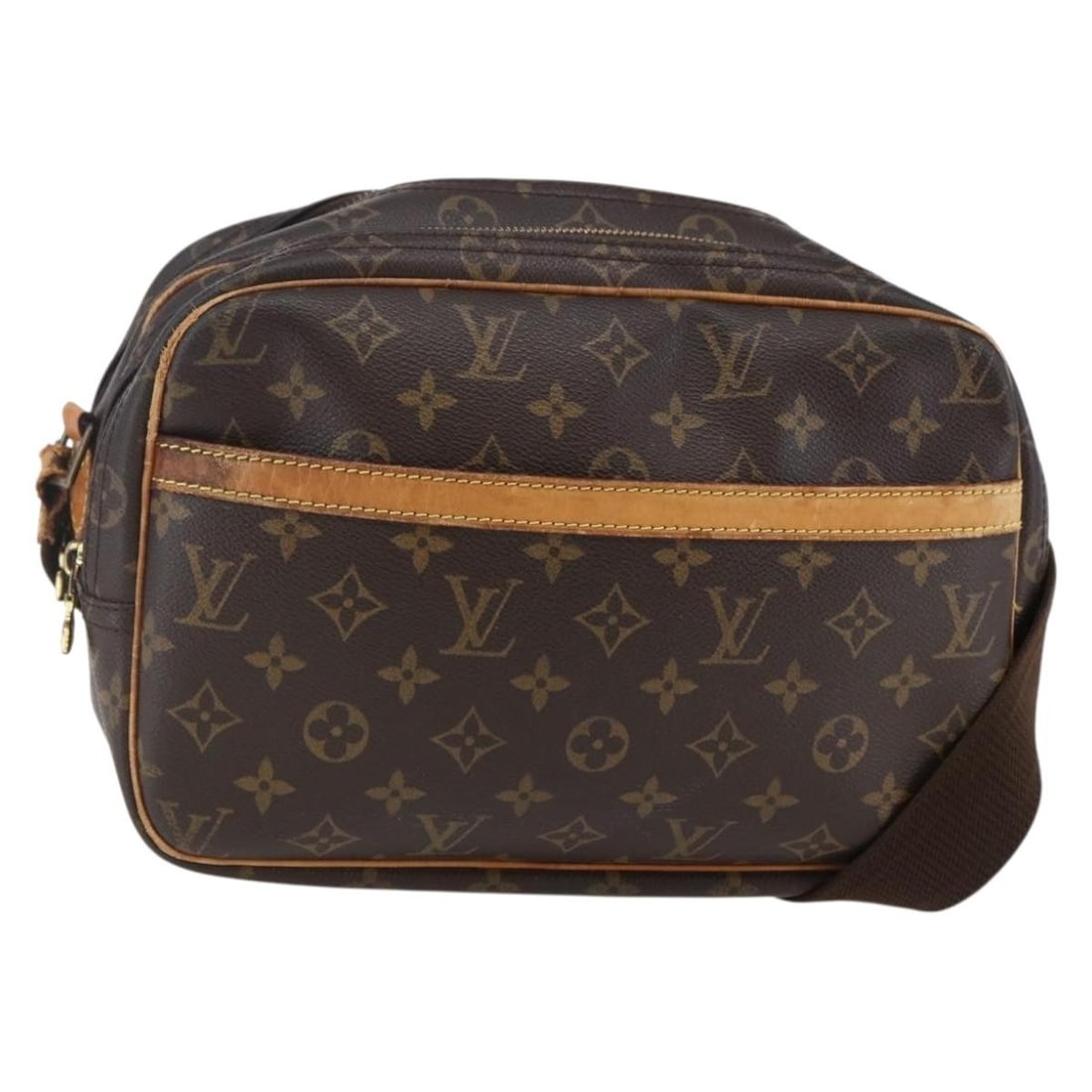 LOUIS VUITTON Monogram Reporter PM Shoulder Bag M45254 France Auth: LOUIS VUITTON Monogram Reporter PM Shoulder Bag M45254 France Auth This authentic Louis Vuitton Monogram Reporter PM Shoulder Bag (Model M45254) showcases the brand's iconic monogram canvas in a styli