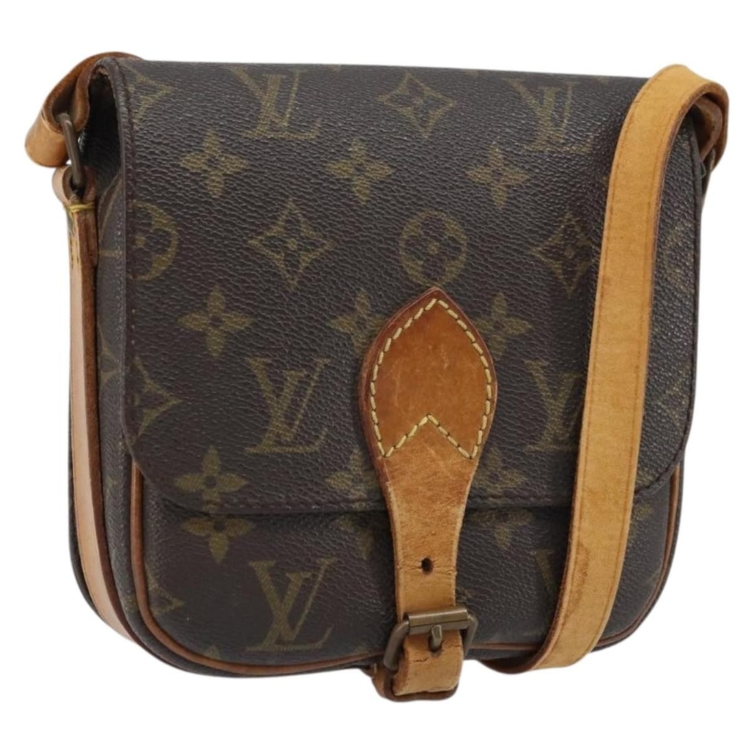 Louis Vuitton M51254 Cartouchiere PM Monogram Canvas Shoulder Bag: Louis Vuitton M51254 Cartouchiere PM Monogram Canvas Shoulder Bag Louis Vuitton Cartouchiere PM shoulder bag in Monogram canvas, made in France. This women's bag includes the item shown in the photo o