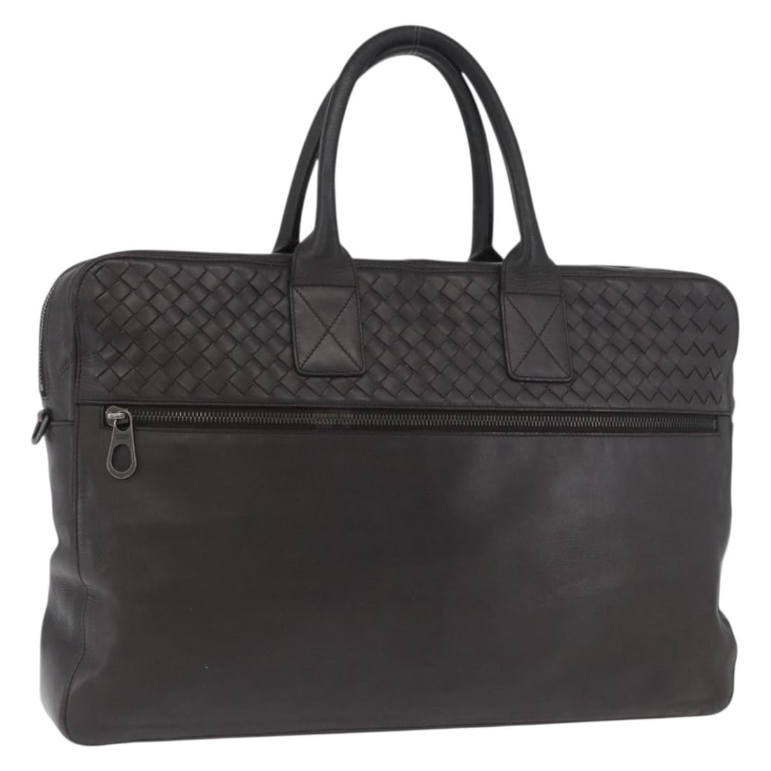 Bottega Veneta Brown Leather Intrecciato Handbag for Women Italy: Bottega Veneta Brown Leather Intrecciato Handbag for Women Italy This Bottega Veneta Intrecciato handbag features brown leather with the signature woven design. Designed for women, the bag was made in