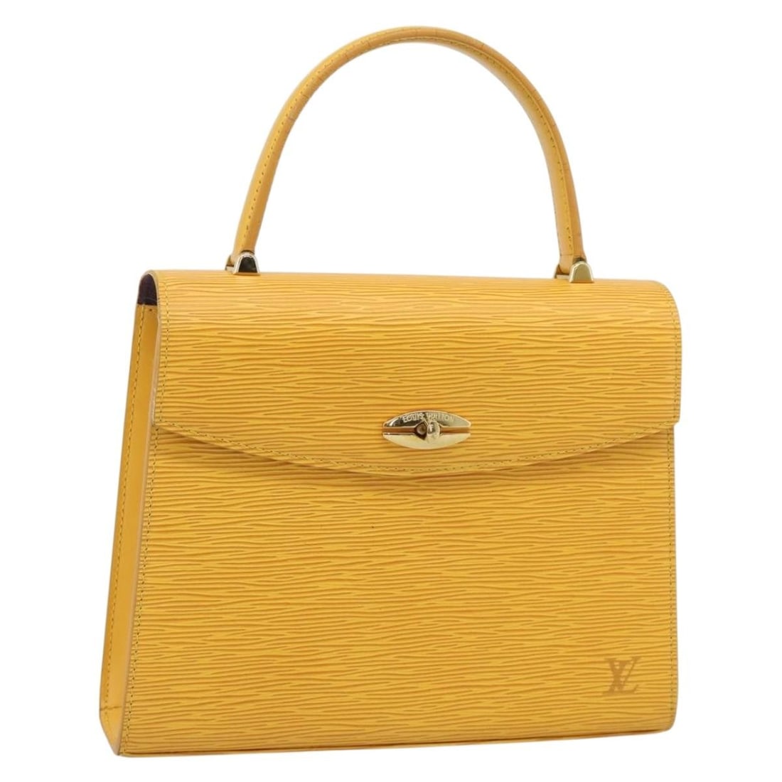 Louis Vuitton Malesherbes Epi Leather Handbag Tassili Yellow M52379: Louis Vuitton Malesherbes Epi Leather Handbag Tassili Yellow M52379 Louis Vuitton Epi Malesherbes bag in Tassili Yellow/Jonne, made from Epi leather and crafted in France. This handbag is identified b
