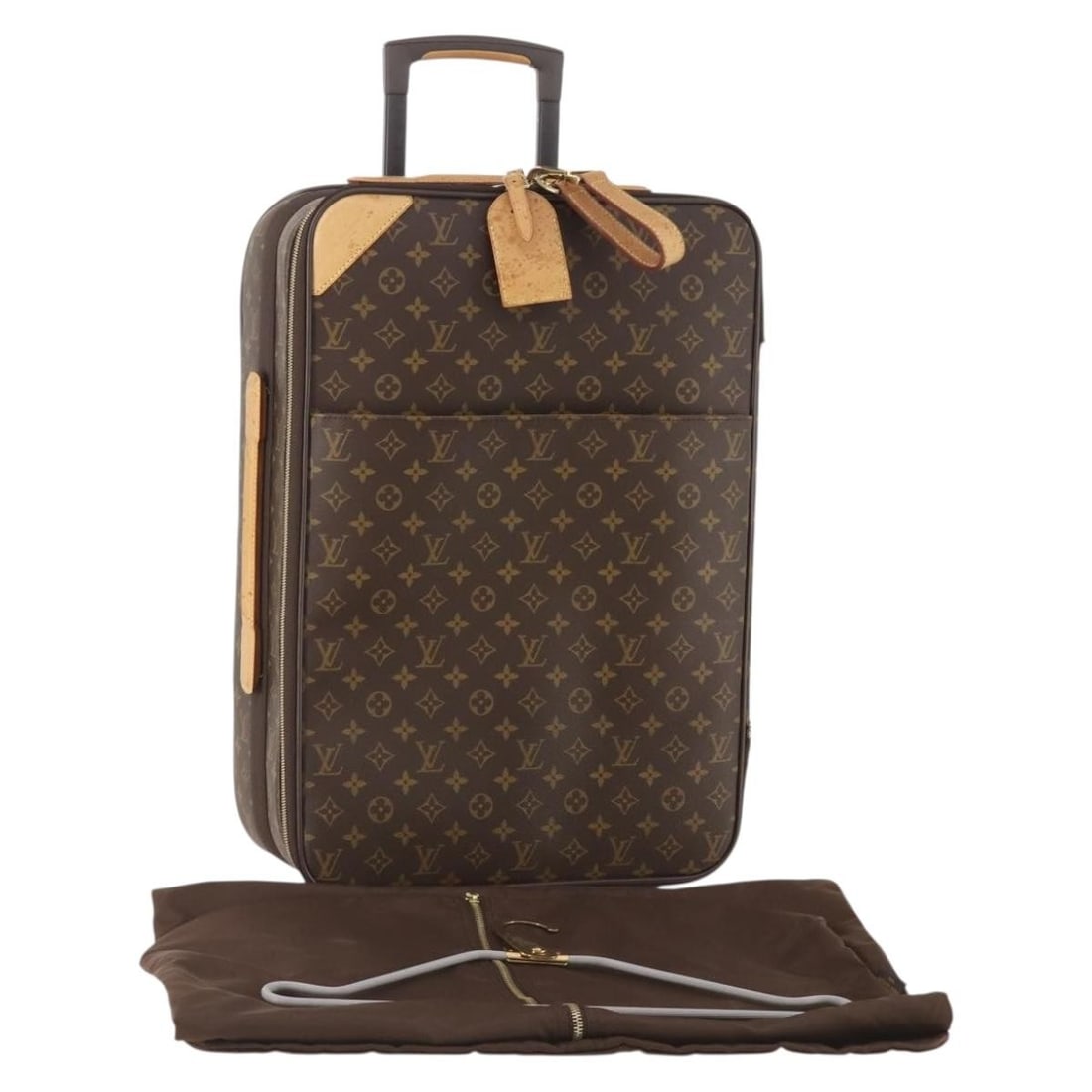 Louis Vuitton Pegas 55 Monogram Canvas Suitcase M23294 France: Louis Vuitton Pegas 55 Monogram Canvas Suitcase M23294 France Louis Vuitton Pegas 55 suitcase in Monogram Canvas, made in France. It comes with a name tag and powanie accessory, and features the M2329